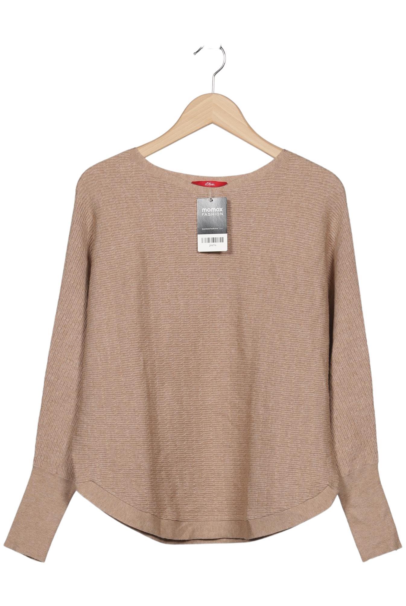 

s.Oliver Damen Pullover, beige, Gr. 38