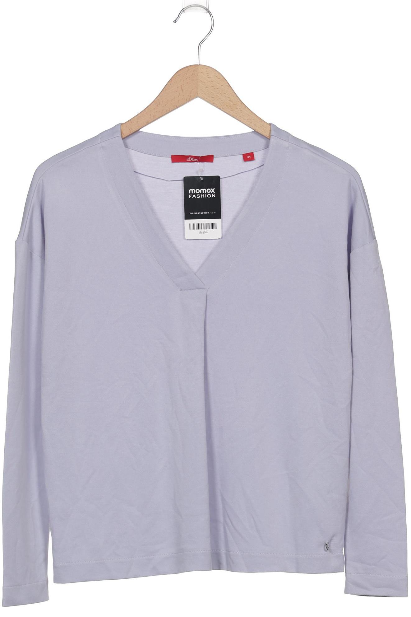 

s.Oliver Damen Langarmshirt, flieder, Gr. 34