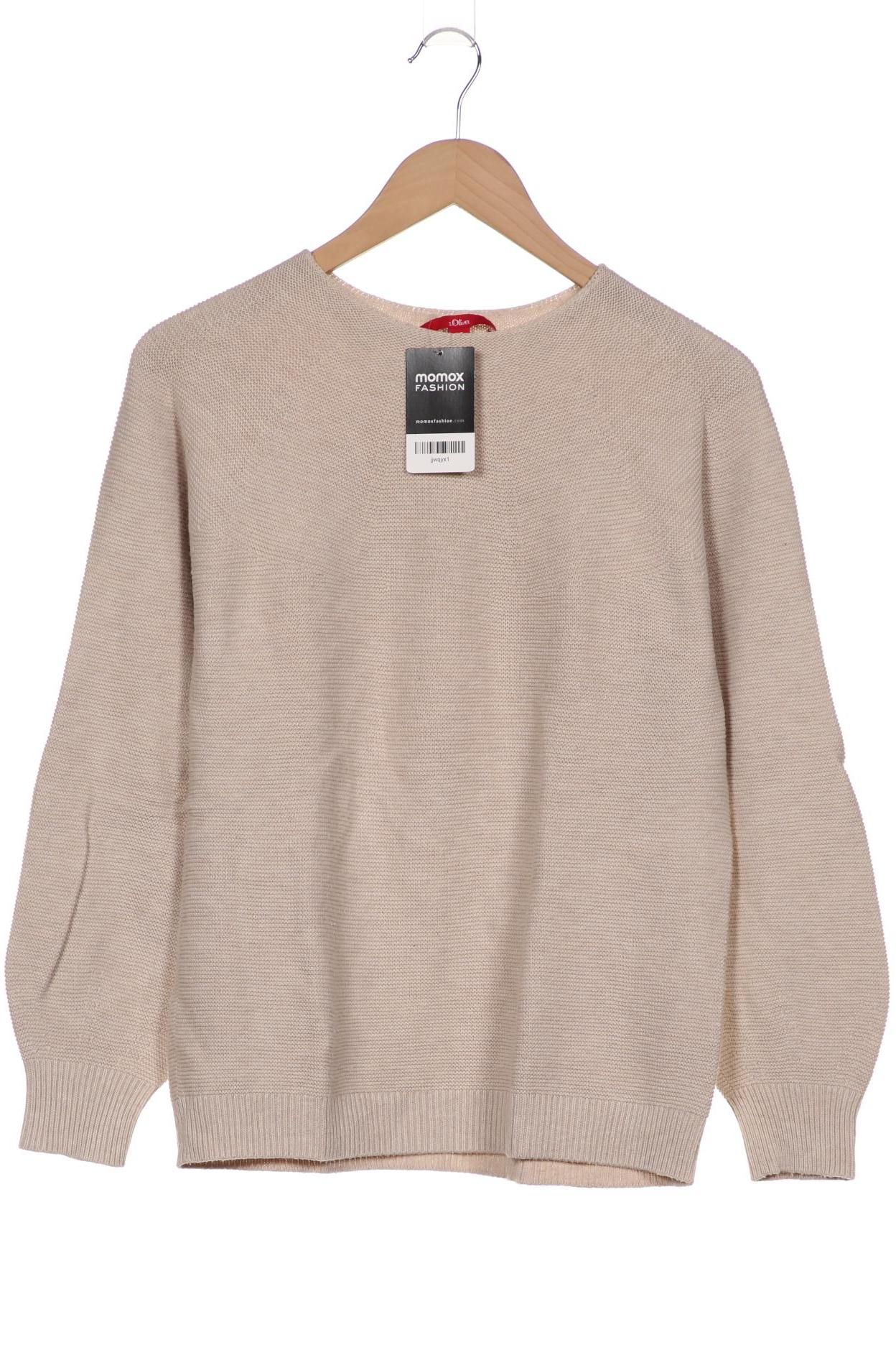 

s.Oliver Damen Pullover, beige, Gr. 38