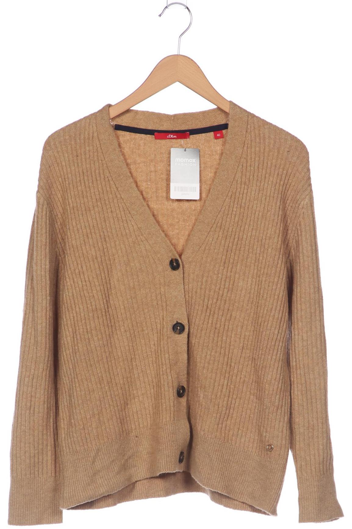 

s.Oliver Damen Strickjacke, braun, Gr. 40