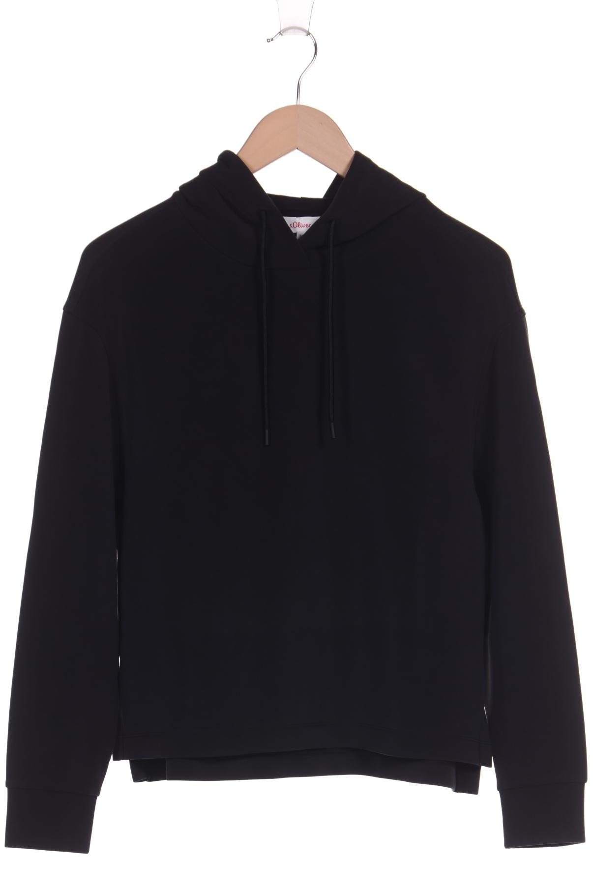 

s.Oliver Damen Kapuzenpullover, schwarz, Gr. 34