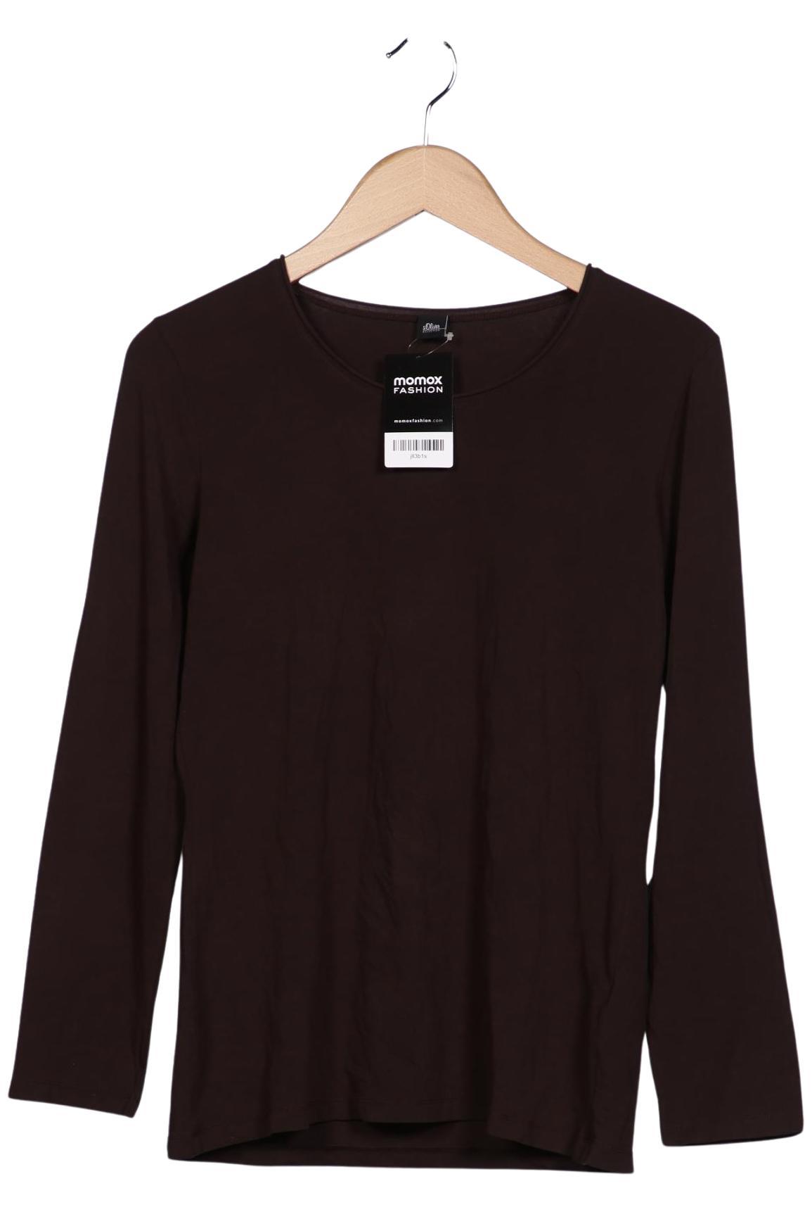

s.Oliver Damen Langarmshirt, braun, Gr. 40