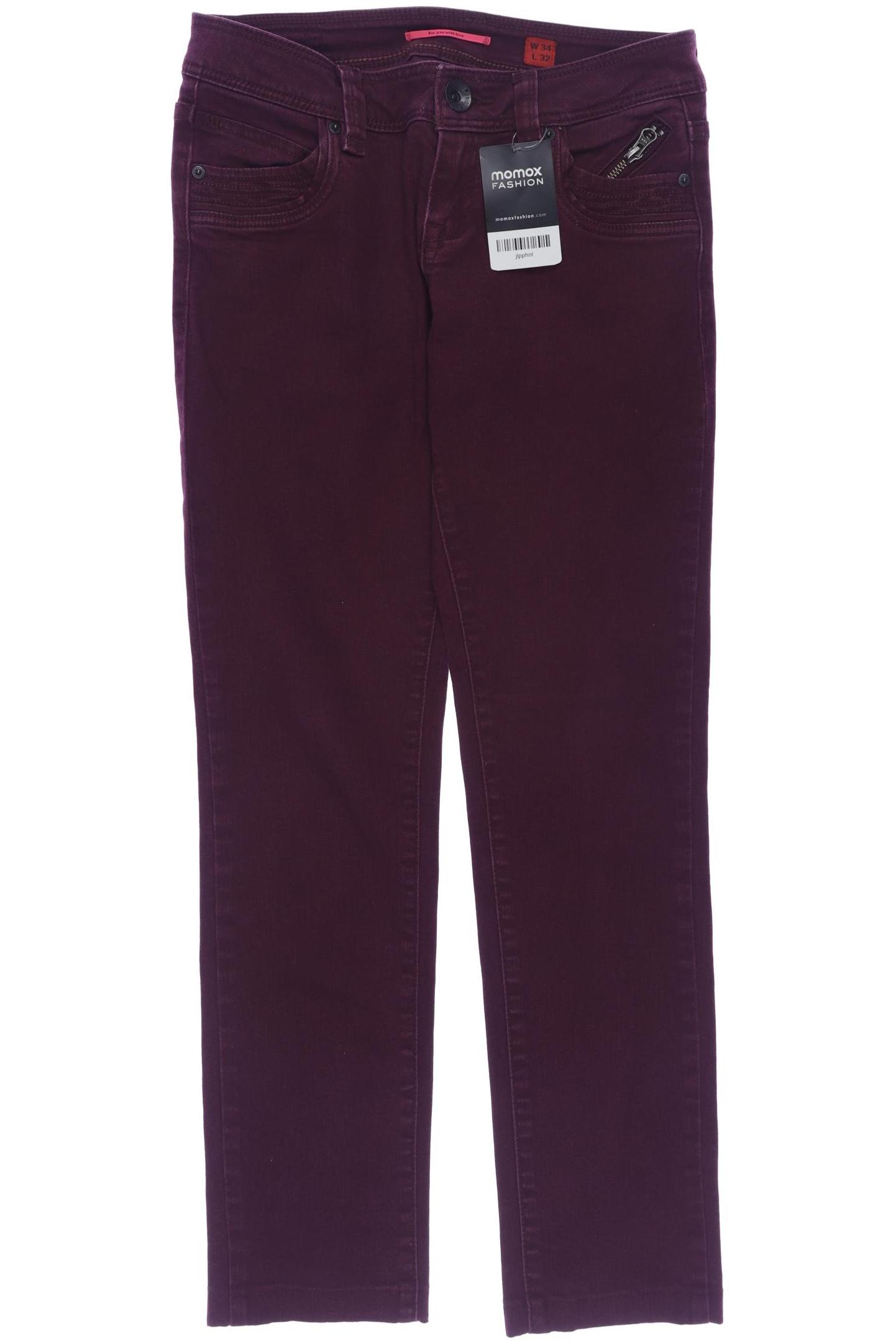 

s.Oliver Damen Jeans, bordeaux, Gr. 34