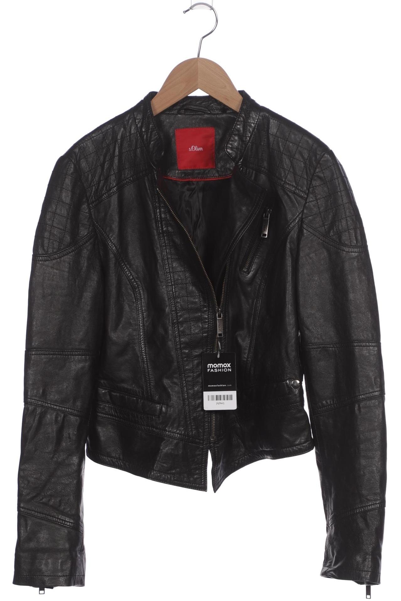 

s.Oliver Damen Jacke, schwarz, Gr. 40