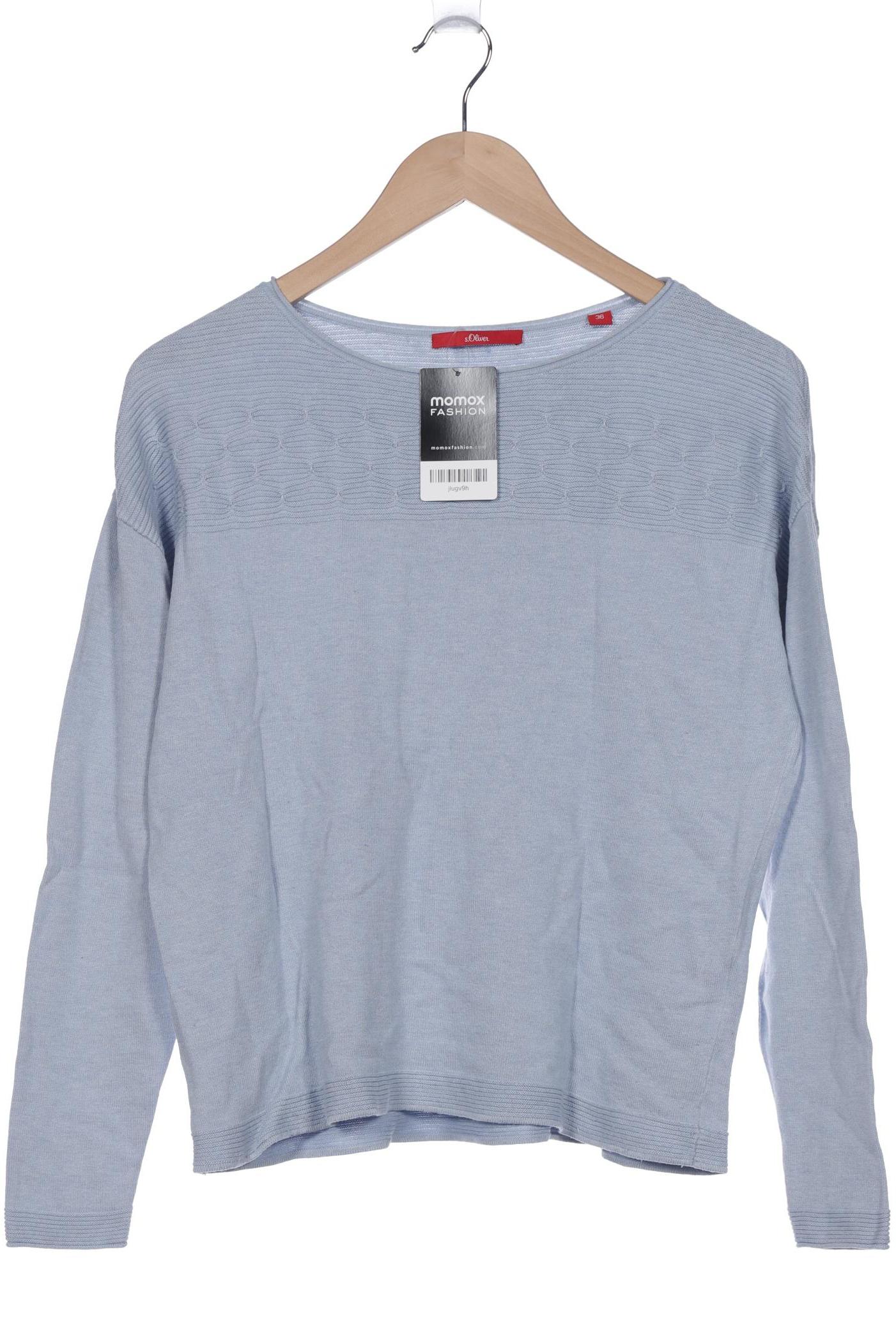 

s.Oliver Damen Pullover, hellblau