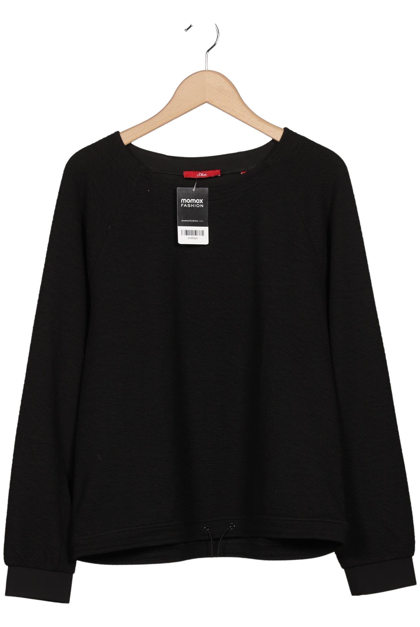 

s.Oliver Damen Sweatshirt, schwarz, Gr. 42