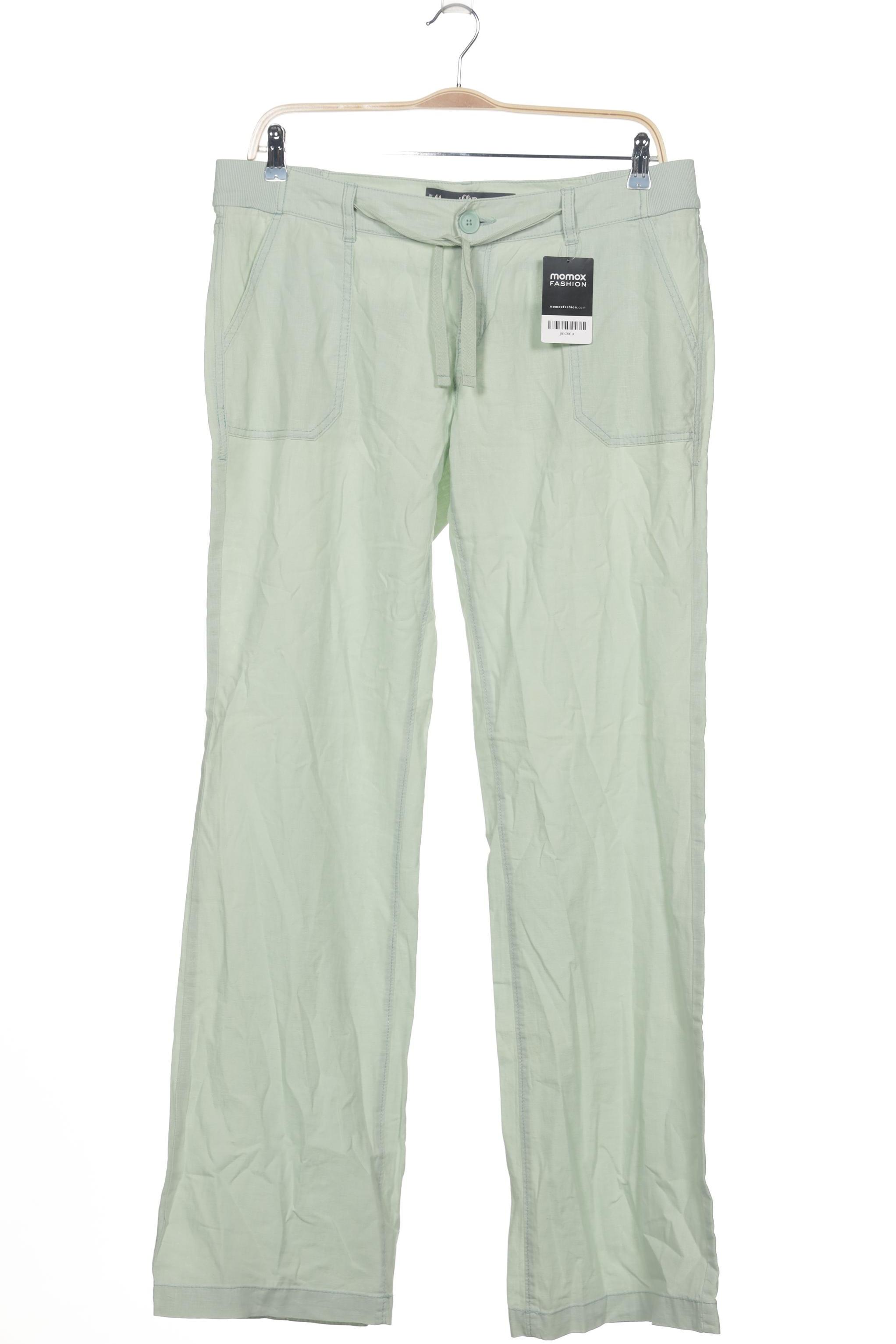 

s.Oliver Damen Stoffhose, hellgrün, Gr. 44