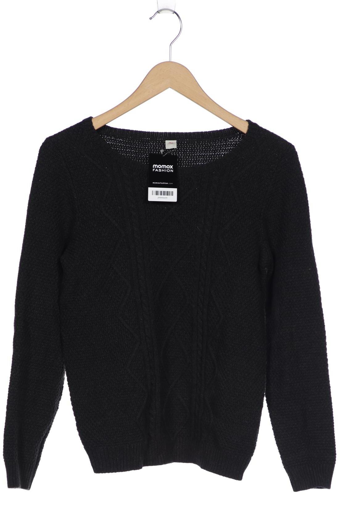 

s.Oliver Damen Pullover, schwarz