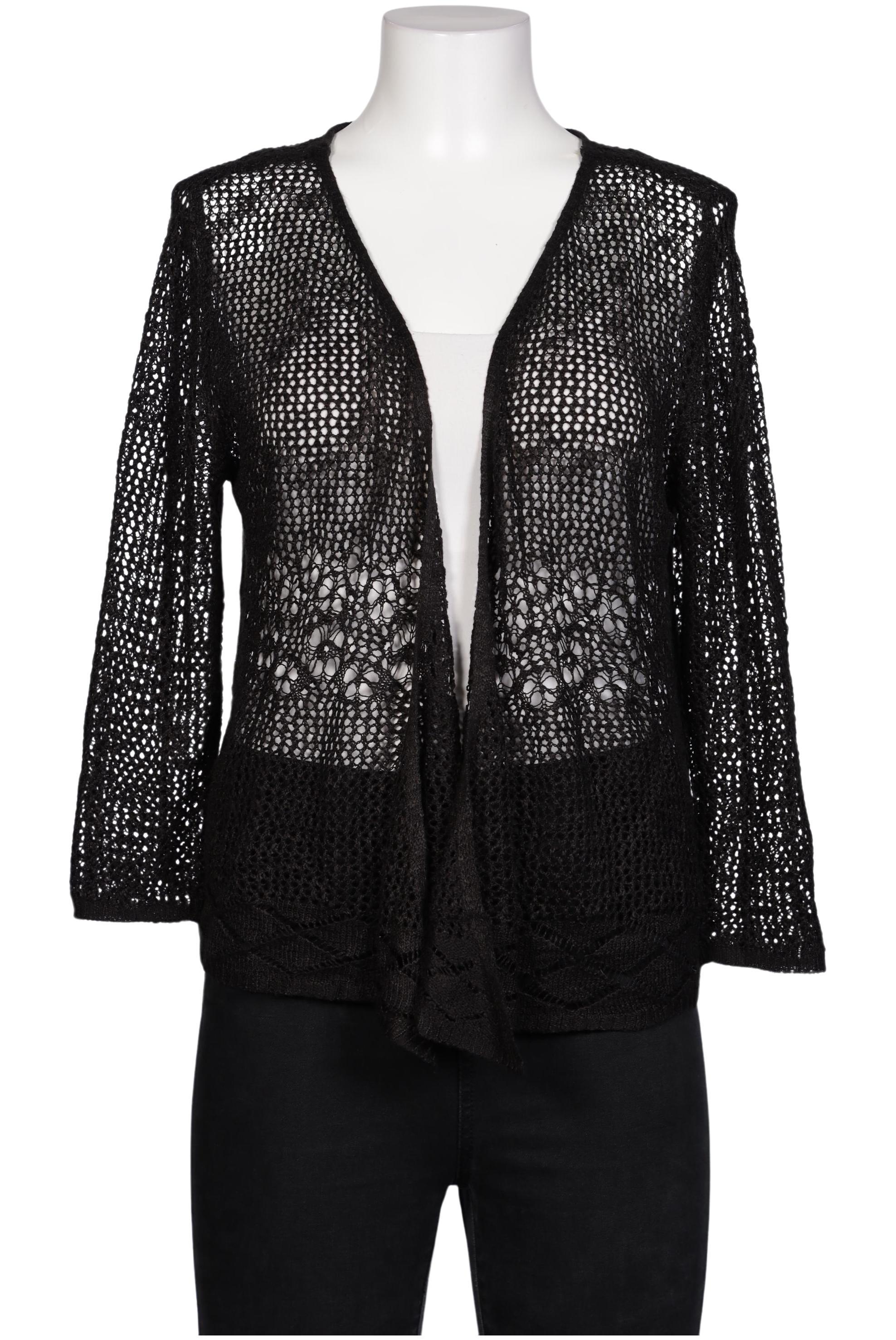 

s.Oliver Damen Strickjacke, schwarz, Gr. 42