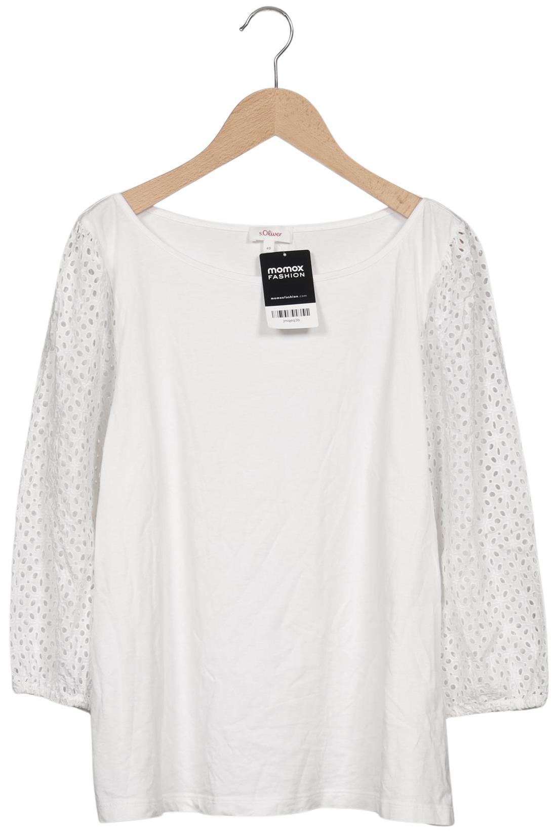 

s.Oliver Damen T-Shirt, weiß, Gr. 40