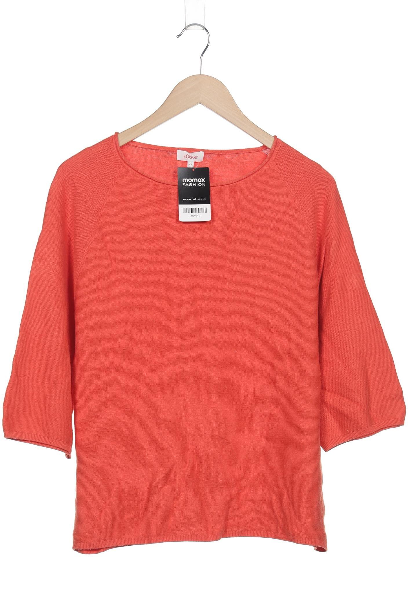 

s.Oliver Damen Pullover, orange, Gr. 40