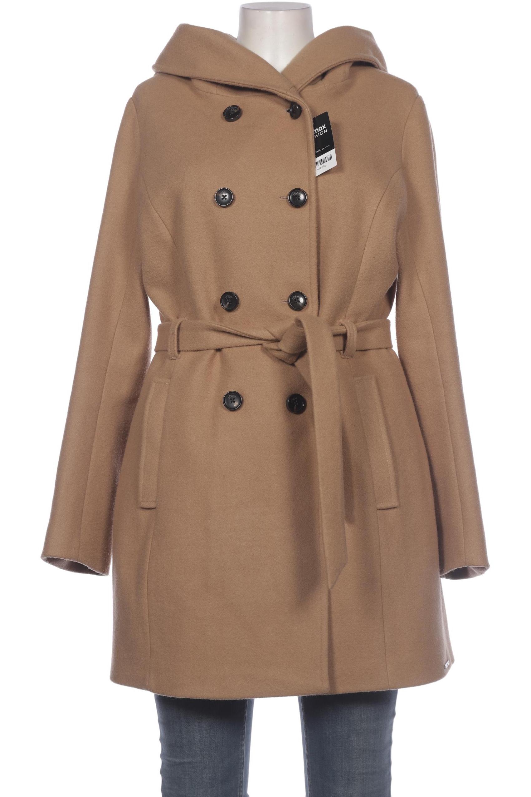 

s.Oliver Damen Mantel, beige, Gr. 44
