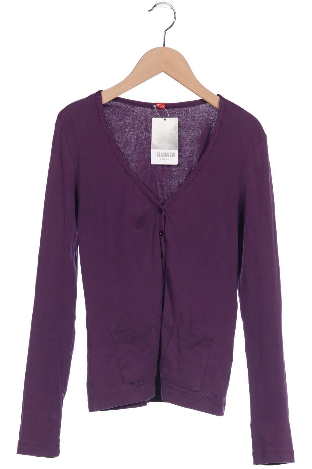 

s.Oliver Damen Strickjacke, flieder, Gr. 36