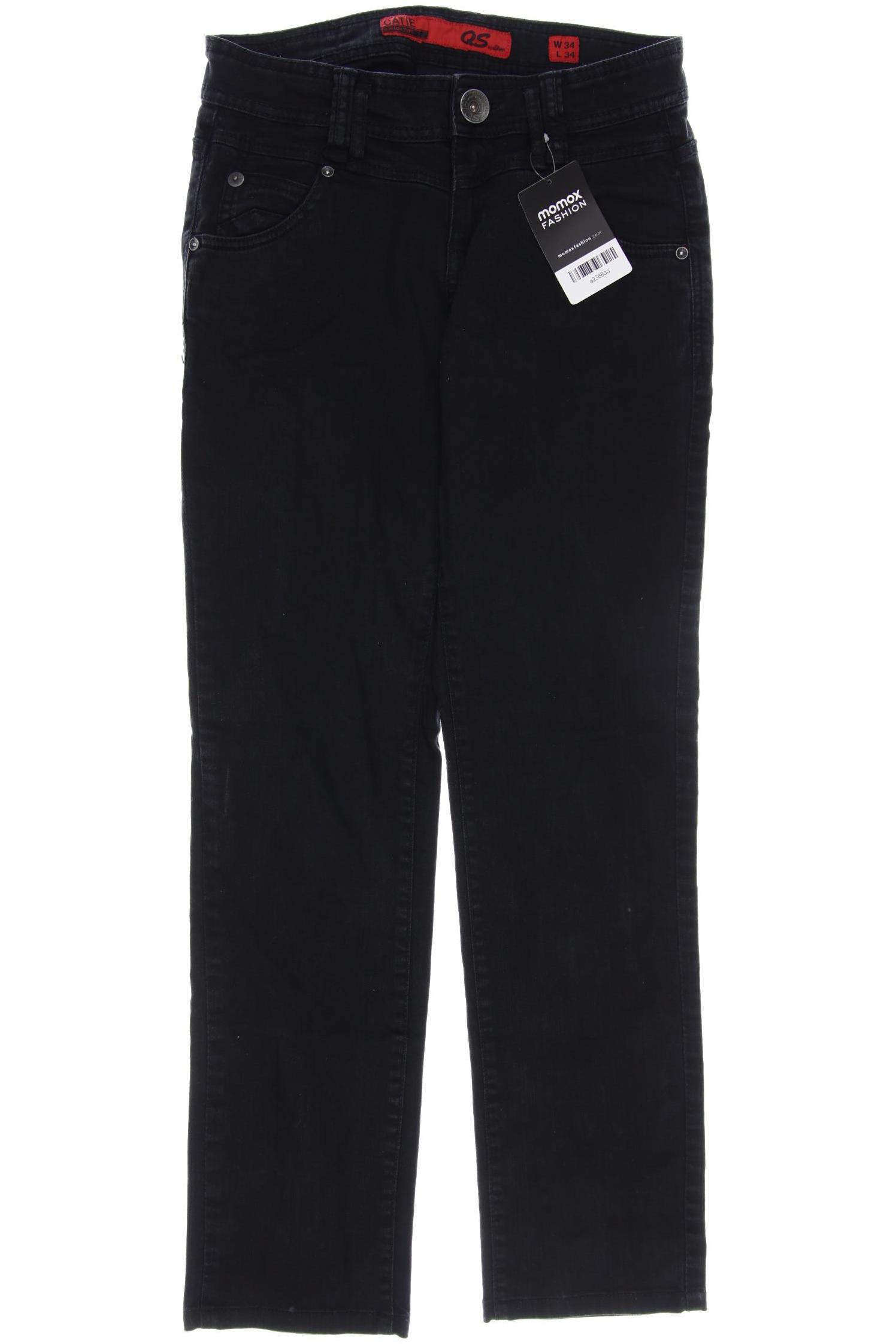 

s.Oliver Damen Jeans, schwarz