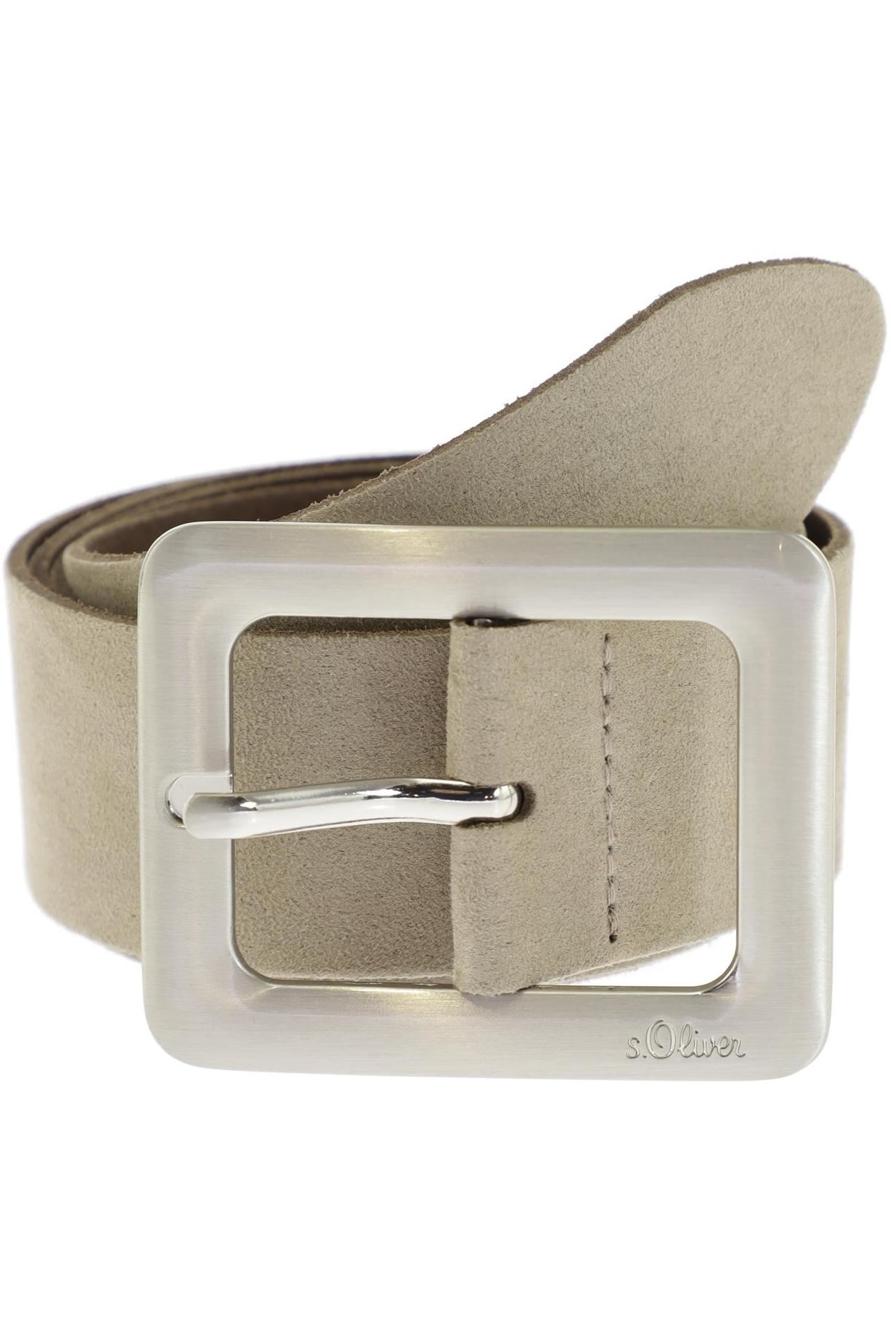 

s.Oliver Damen Gürtel, beige, Gr. 95