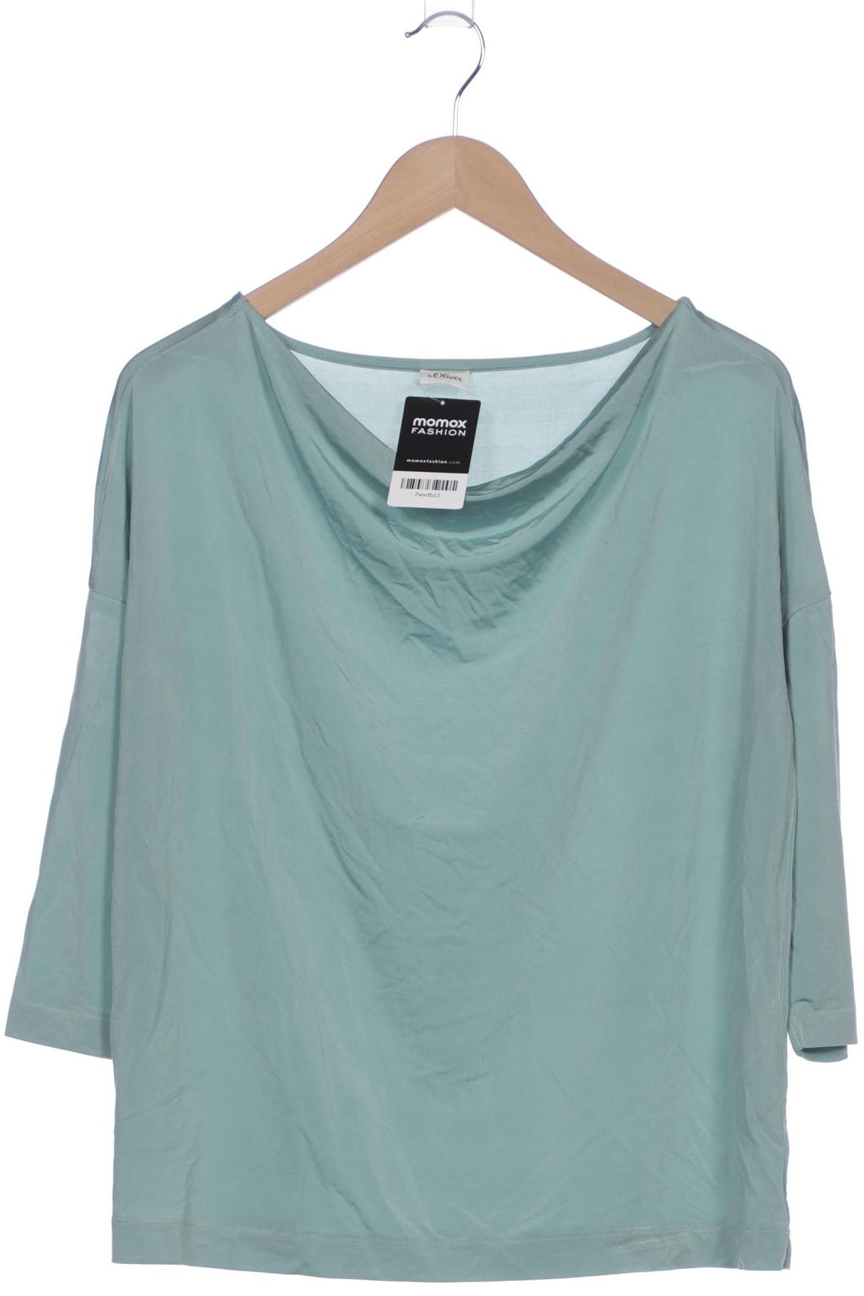 

s.Oliver Damen Langarmshirt, türkis, Gr. 38