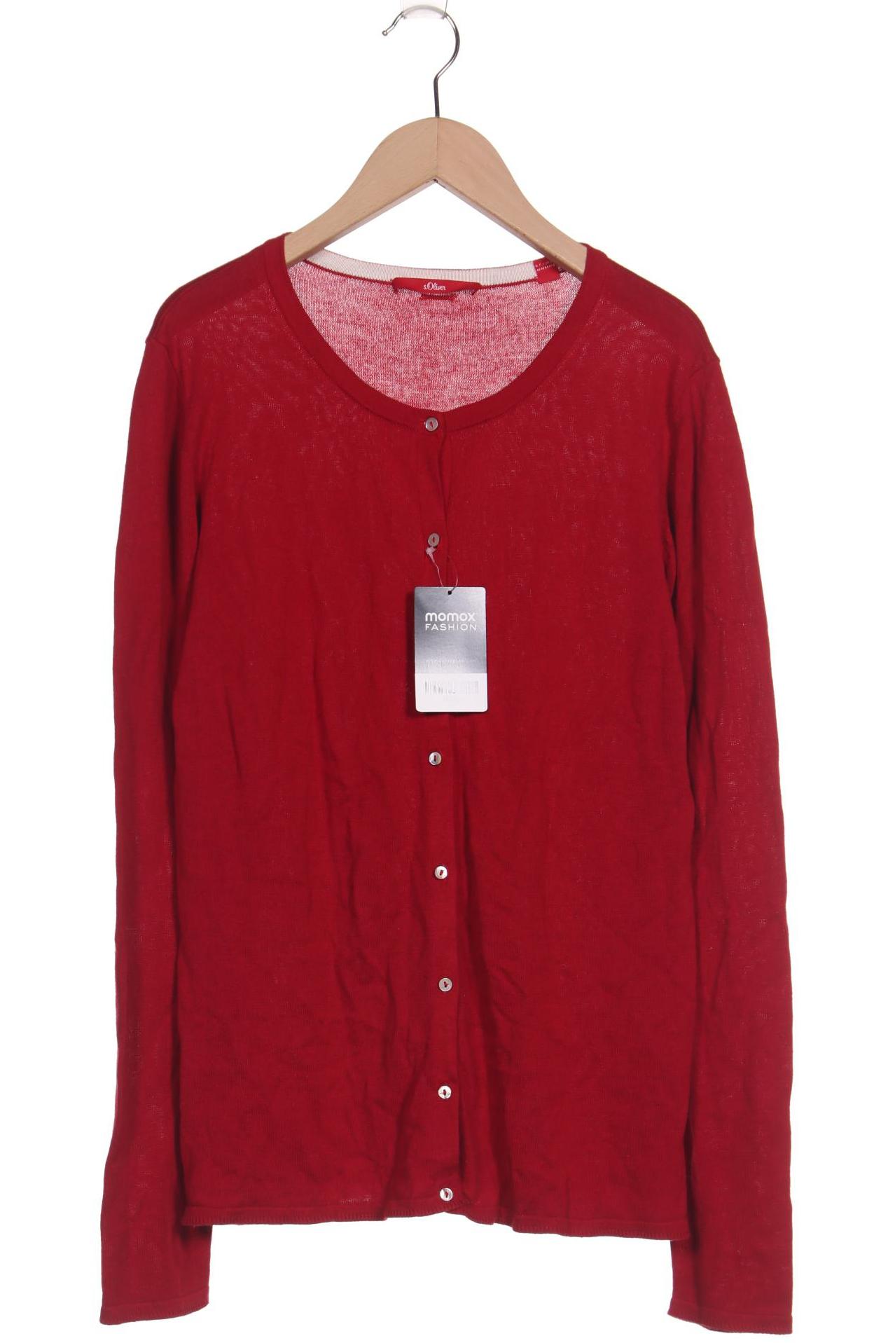 

s.Oliver Damen Strickjacke, rot, Gr. 40