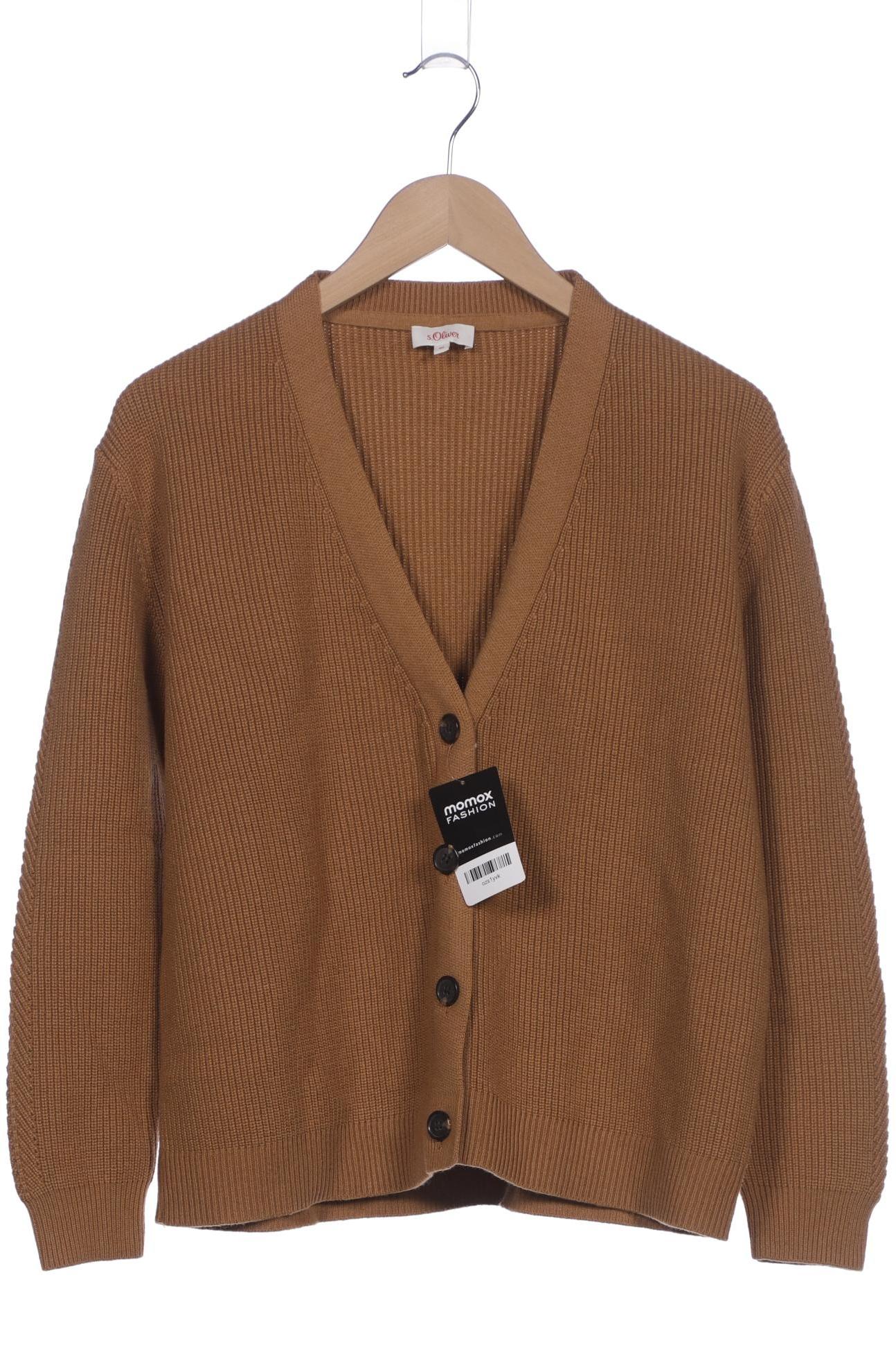 

s.Oliver Damen Strickjacke, braun, Gr. 40
