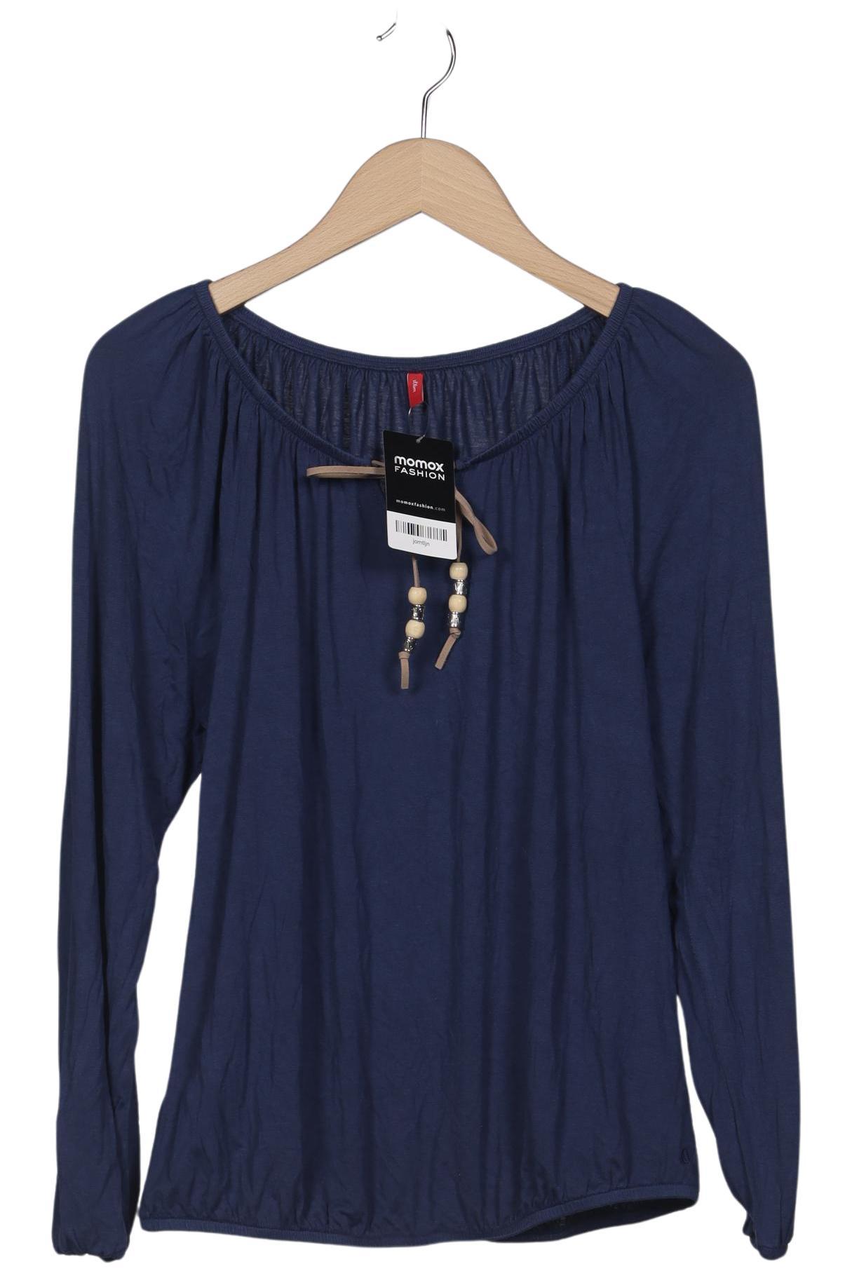 

s.Oliver Damen Langarmshirt, marineblau, Gr. 40