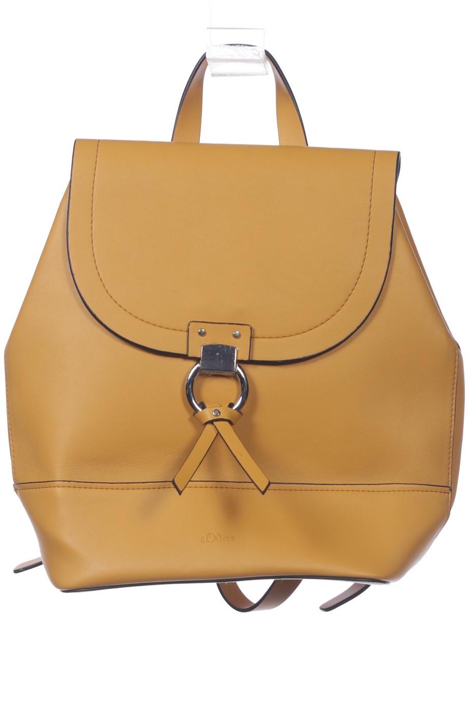 

s.Oliver Damen Rucksack, gelb, Gr.