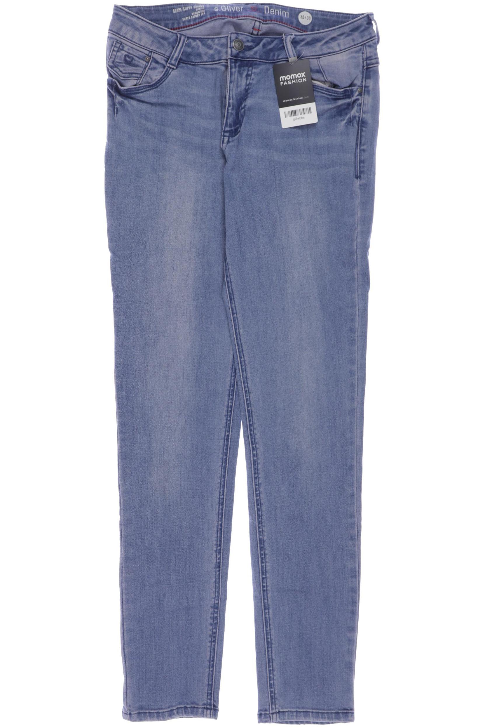 

s.Oliver Damen Jeans, blau