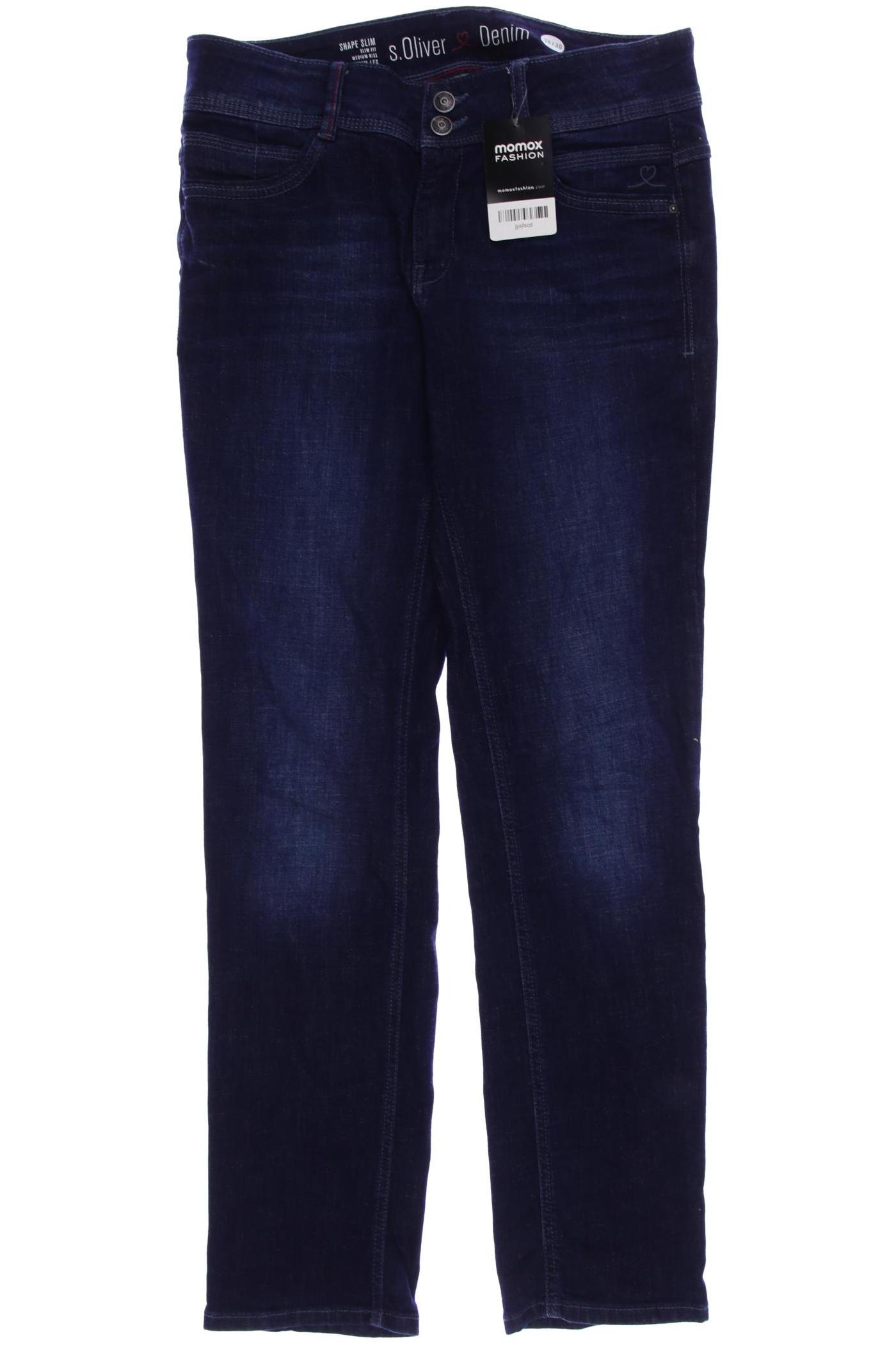 

s.Oliver Damen Jeans, marineblau