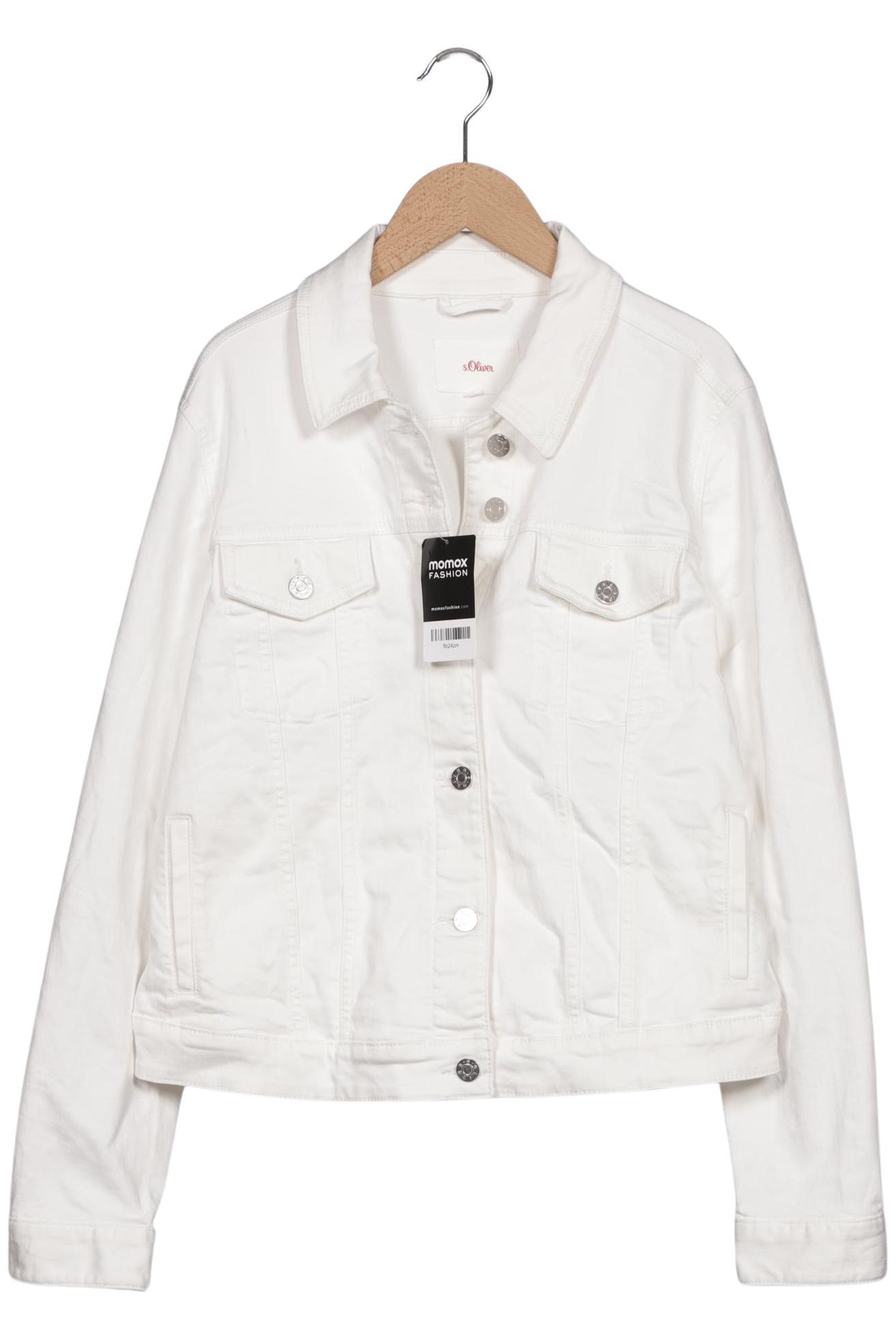 

s.Oliver Damen Jacke, weiß, Gr. 40