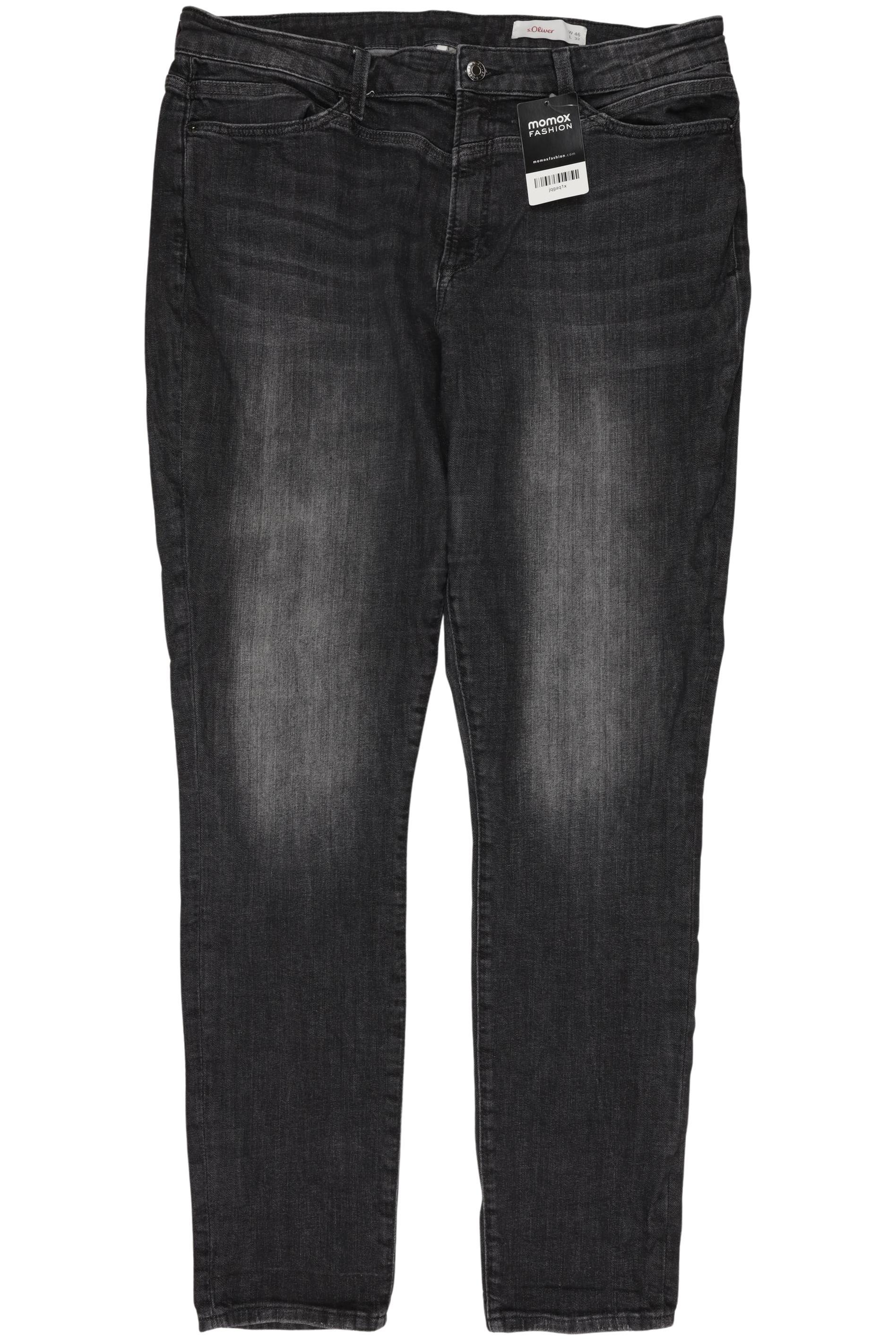 

s.Oliver Damen Jeans, schwarz, Gr. 46