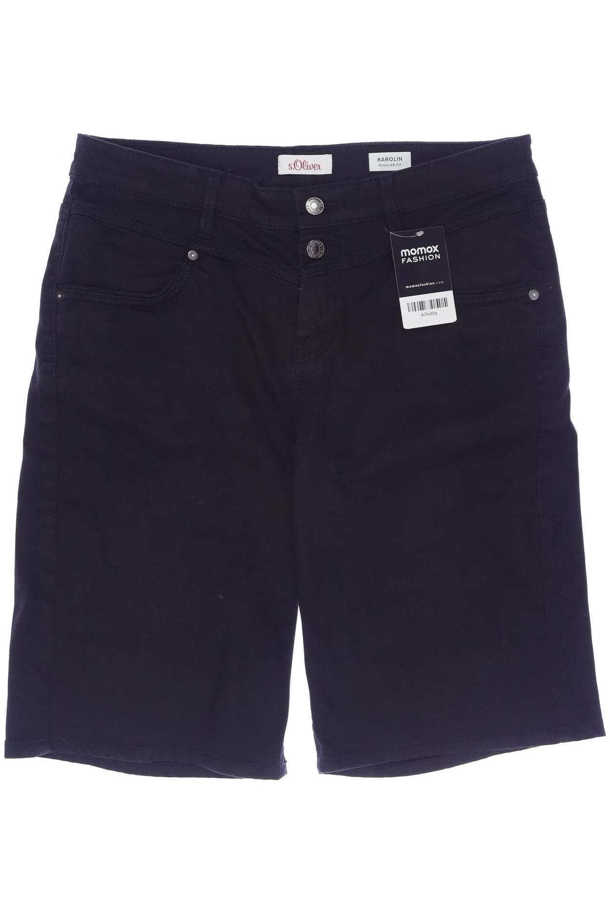 

s.Oliver Damen Shorts, schwarz, Gr. 38