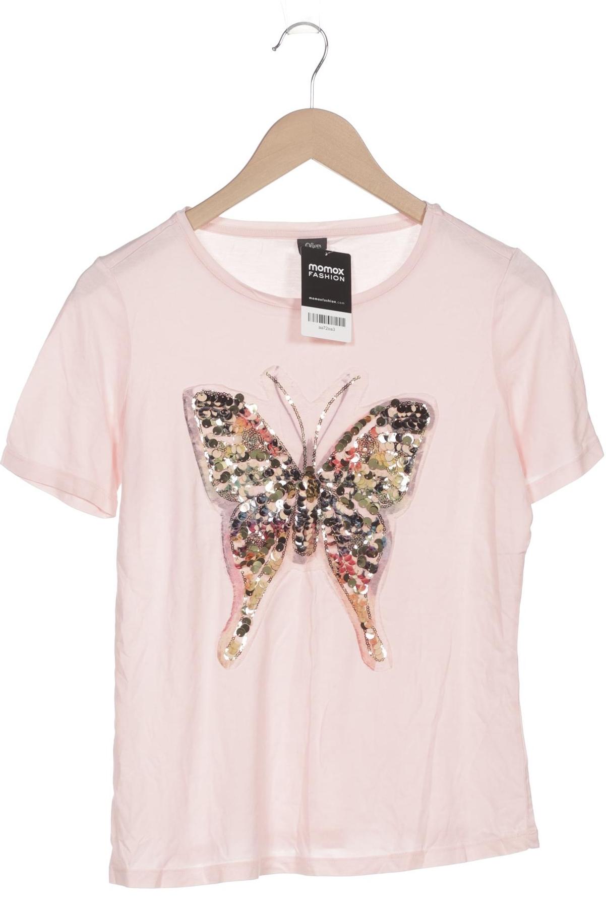 

s.Oliver Damen T-Shirt, pink, Gr. 36