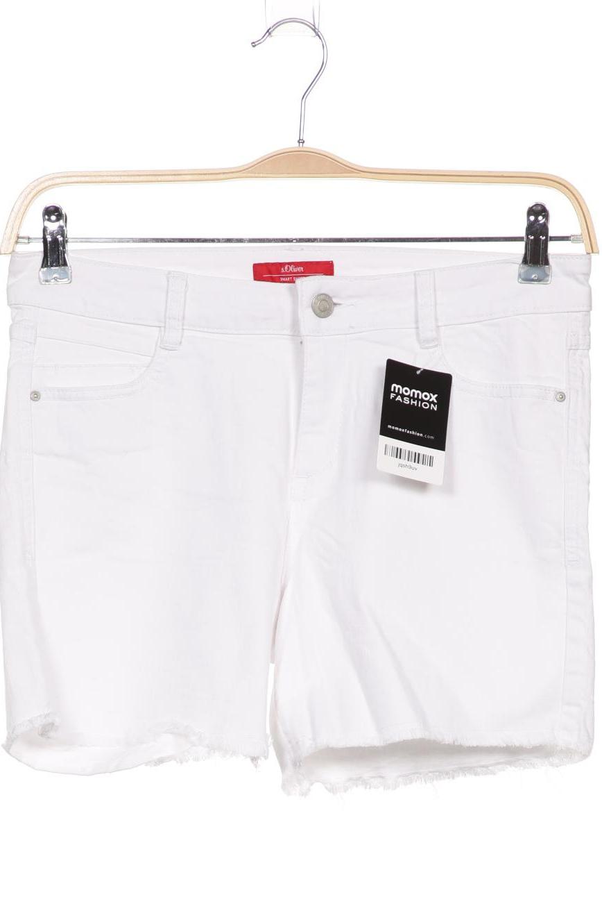 

s.Oliver Damen Shorts, weiß, Gr. 36