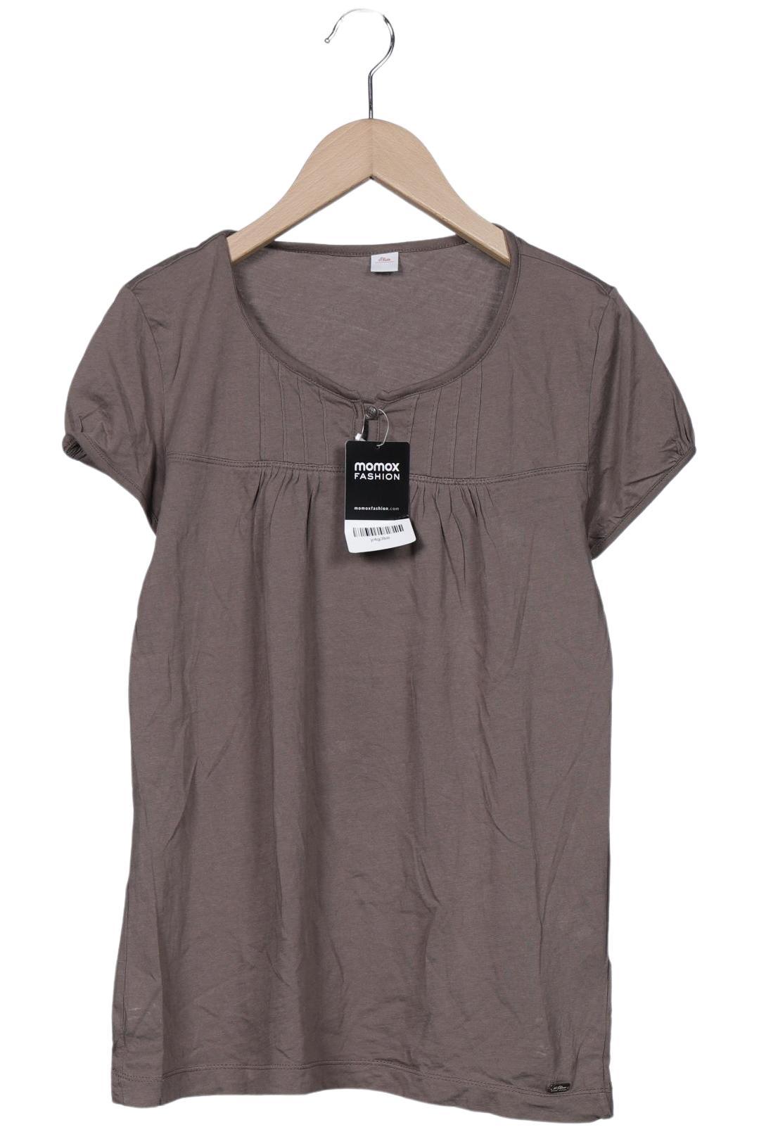 

s.Oliver Damen T-Shirt, braun, Gr. 36