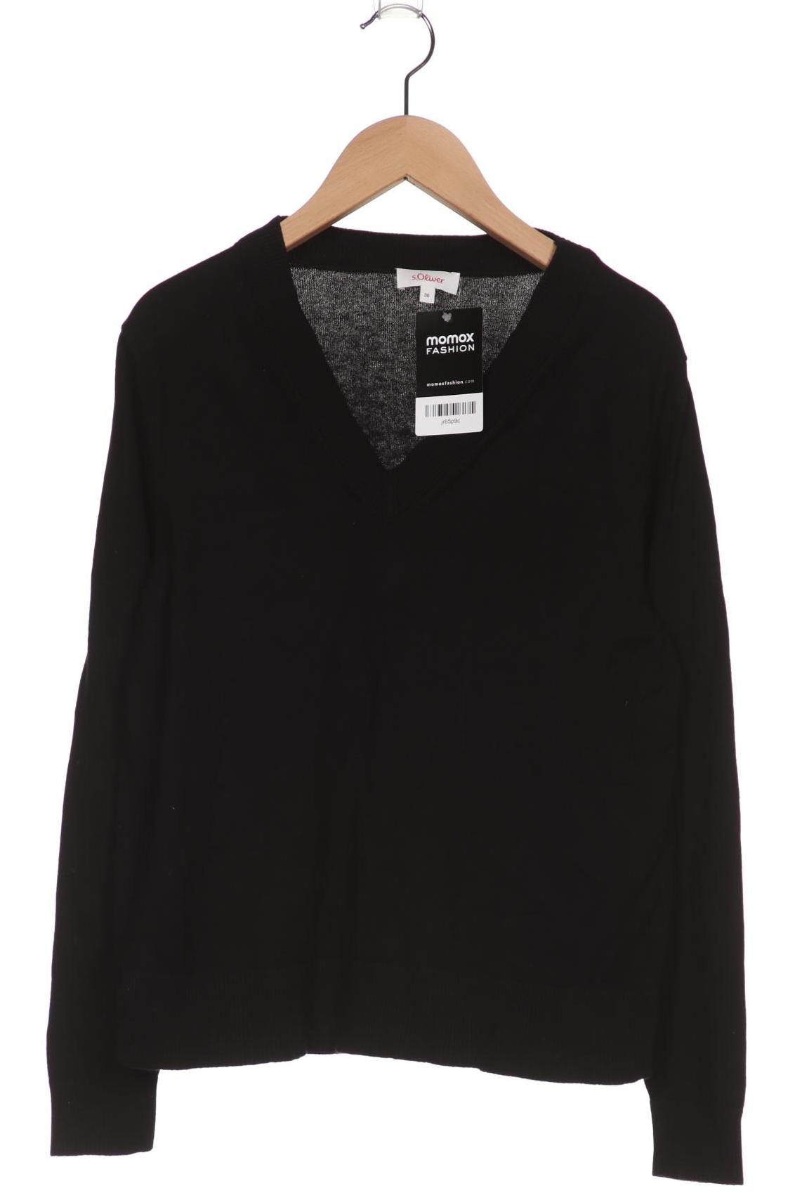 

s.Oliver Damen Pullover, schwarz