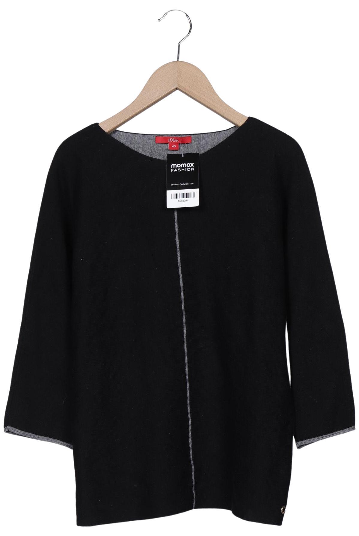 

s.Oliver Damen Pullover, schwarz, Gr. 40