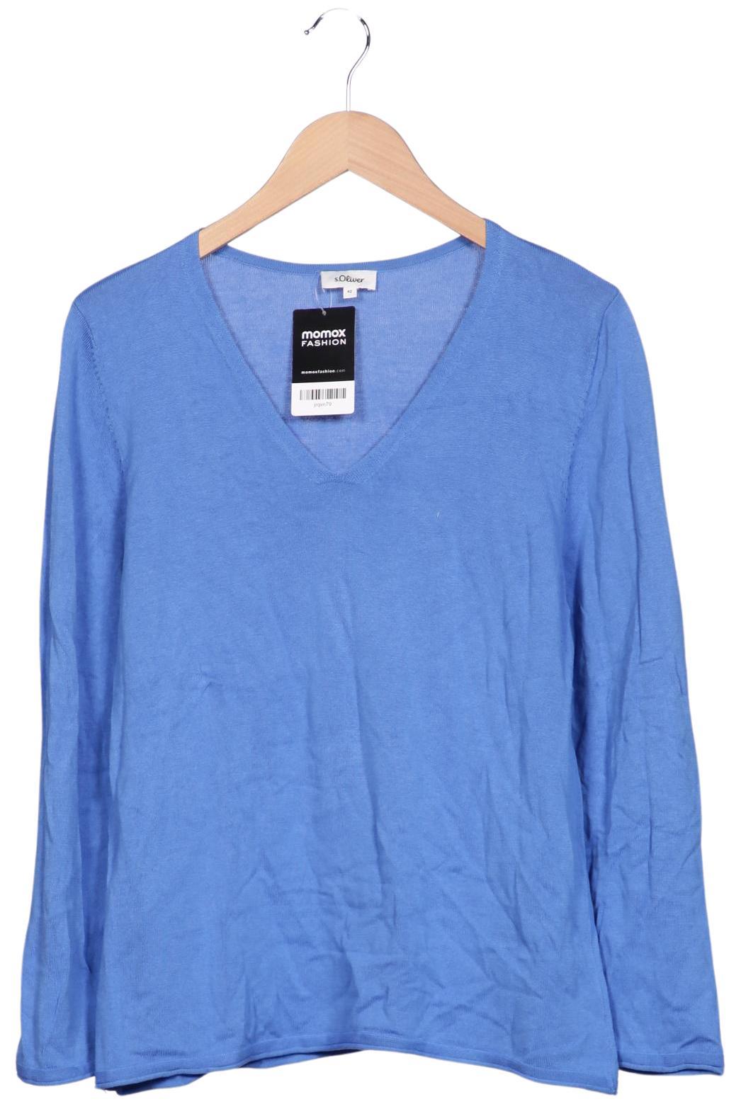 

s.Oliver Damen Pullover, blau, Gr. 42