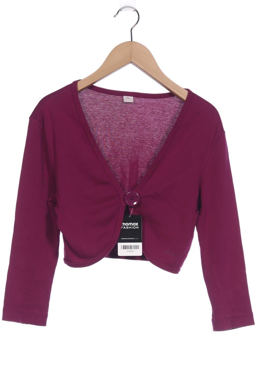 

s.Oliver Damen Strickjacke, weiß, Gr. 34