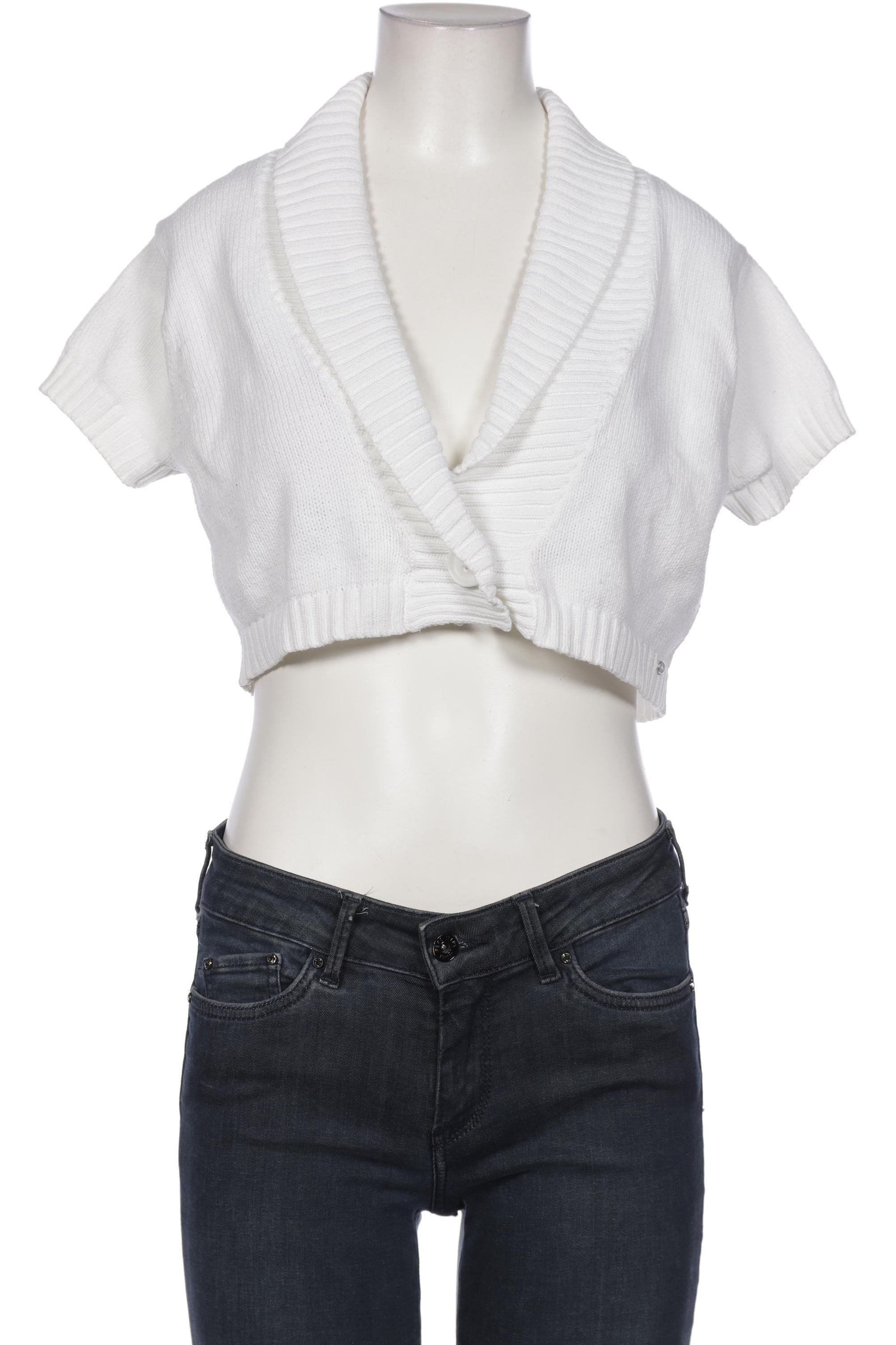 

s.Oliver Damen Strickjacke, weiß, Gr. 40