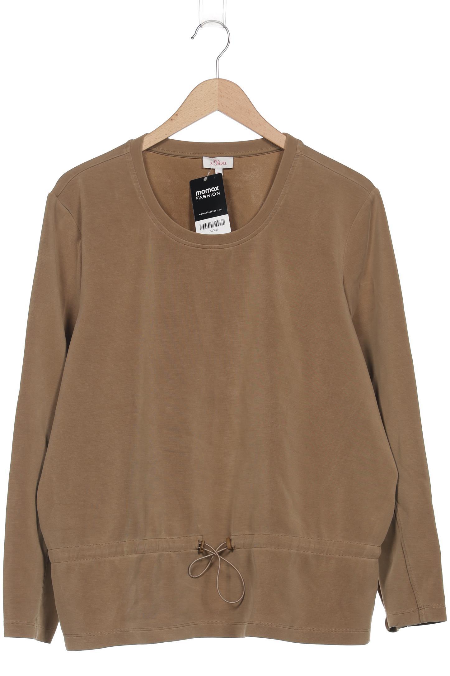 

s.Oliver Damen Sweatshirt, beige, Gr. 44