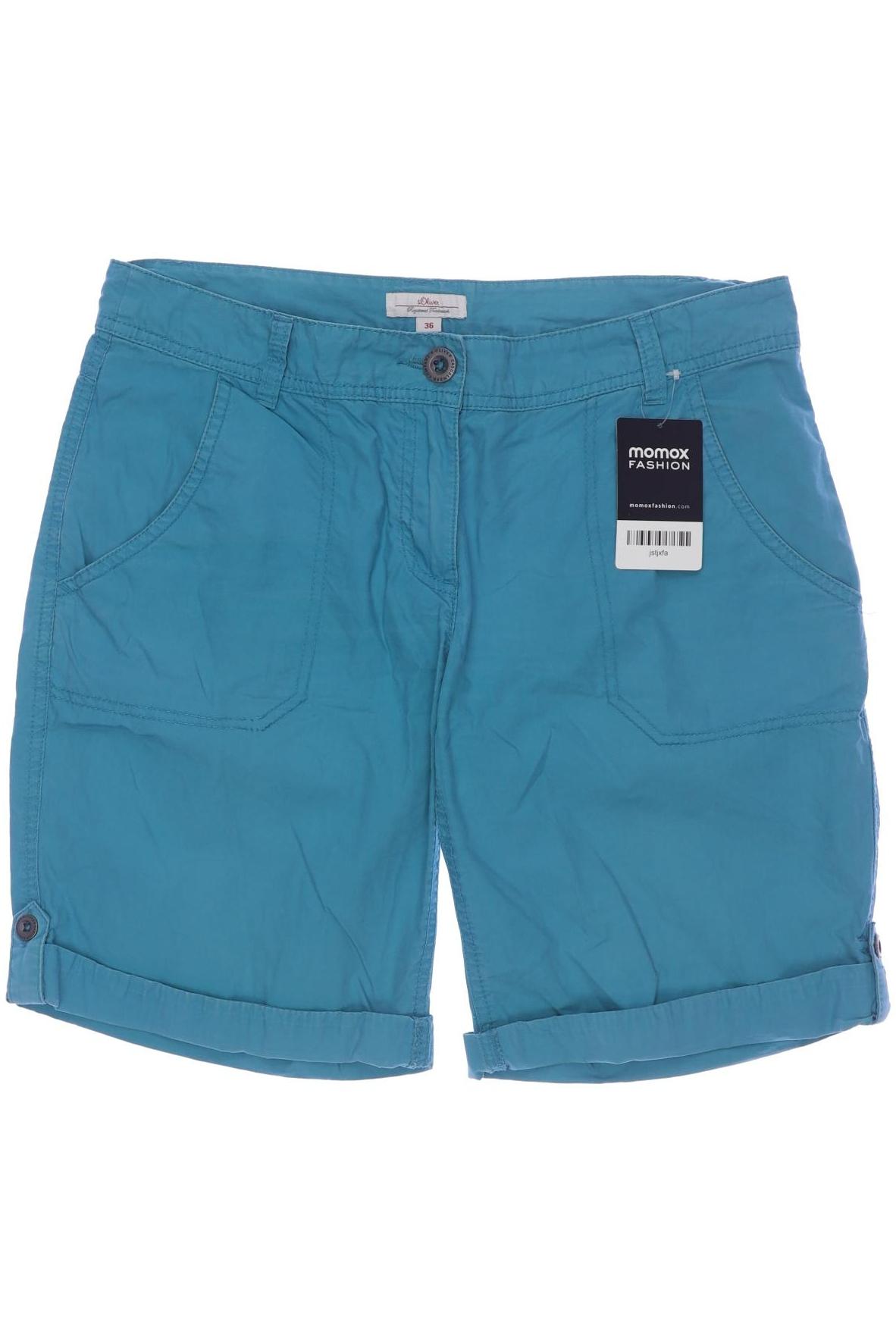 

s.Oliver Damen Shorts, türkis, Gr. 36