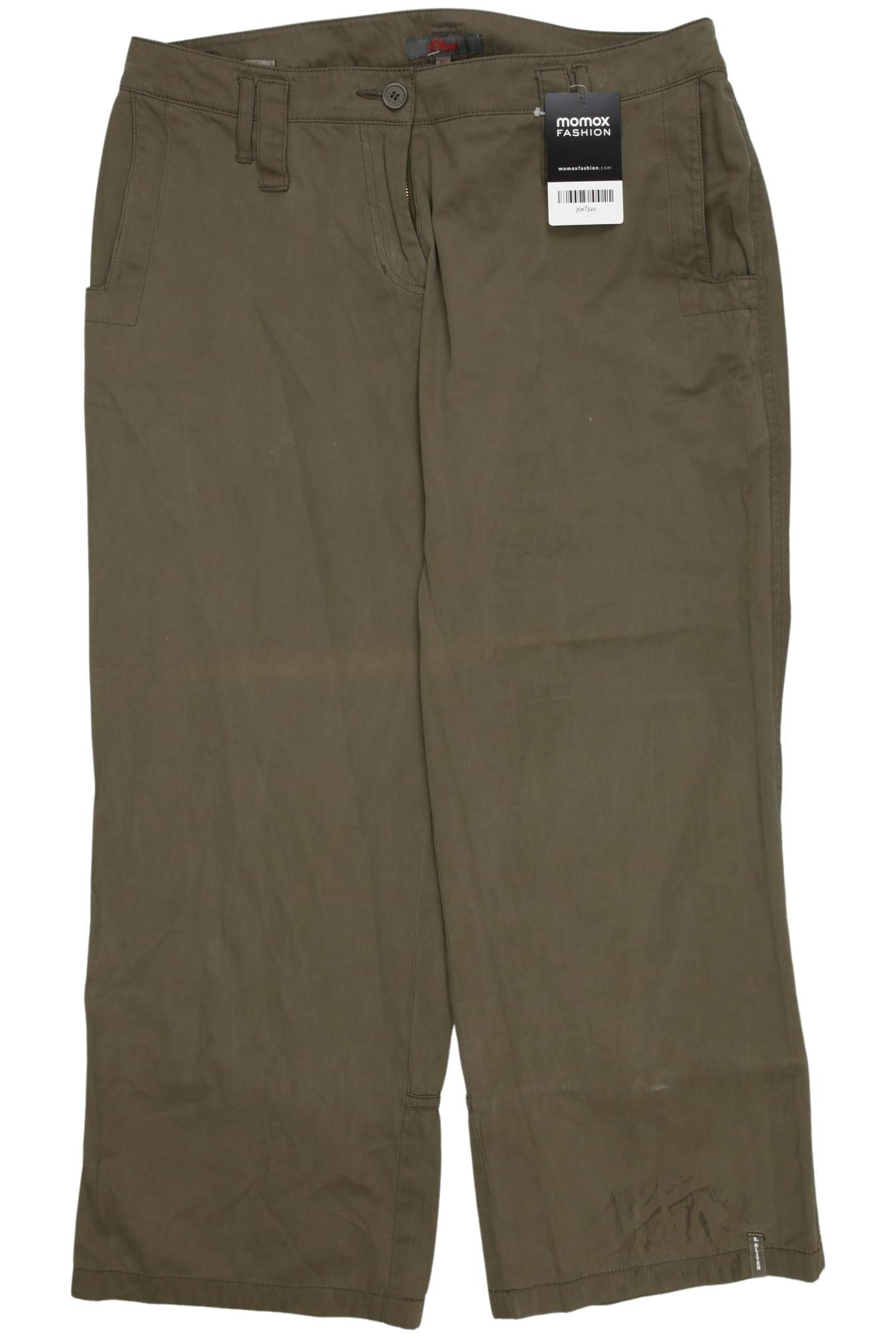 

s.Oliver Damen Stoffhose, grün, Gr. 40