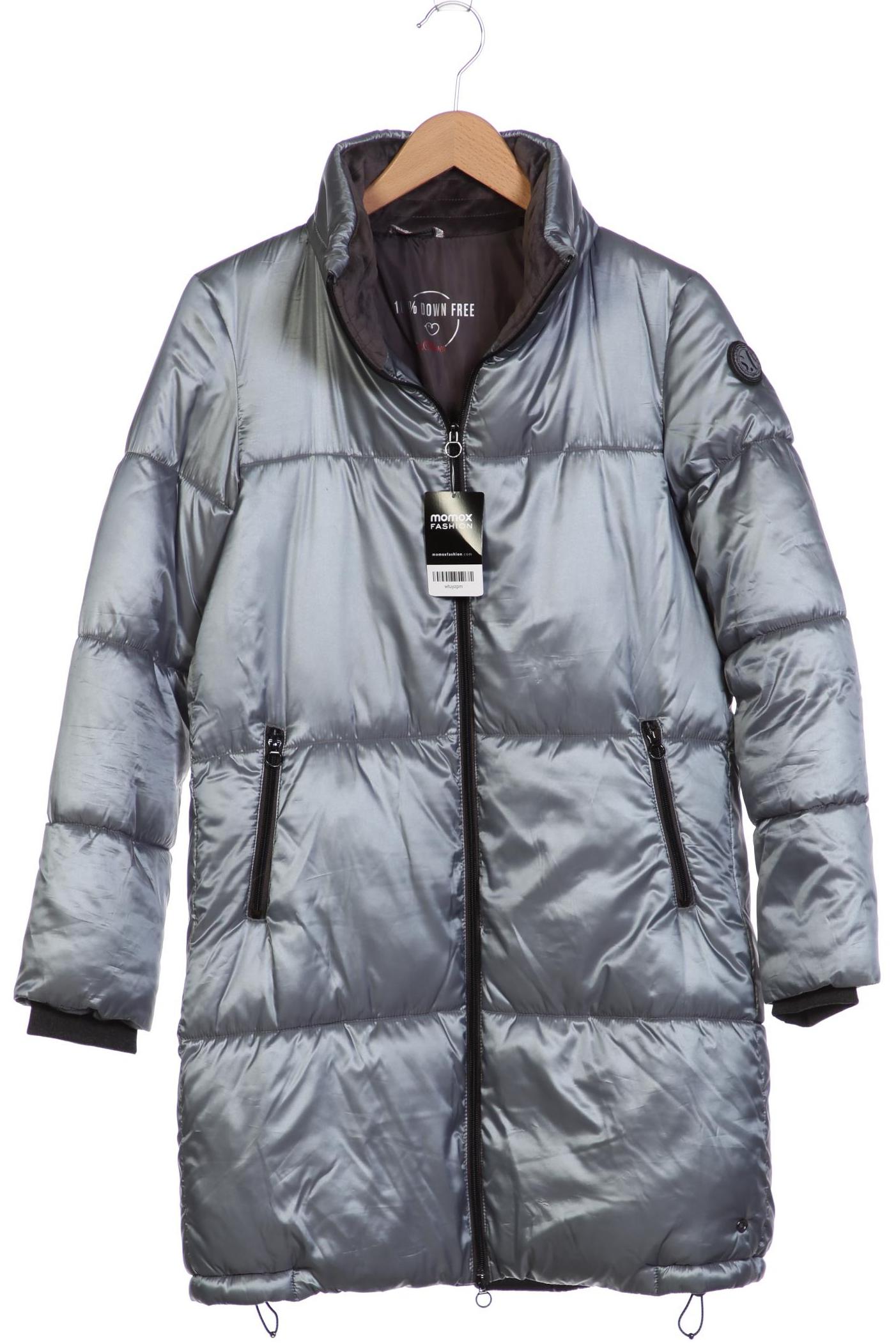 

s.Oliver Damen Mantel, türkis, Gr. 36