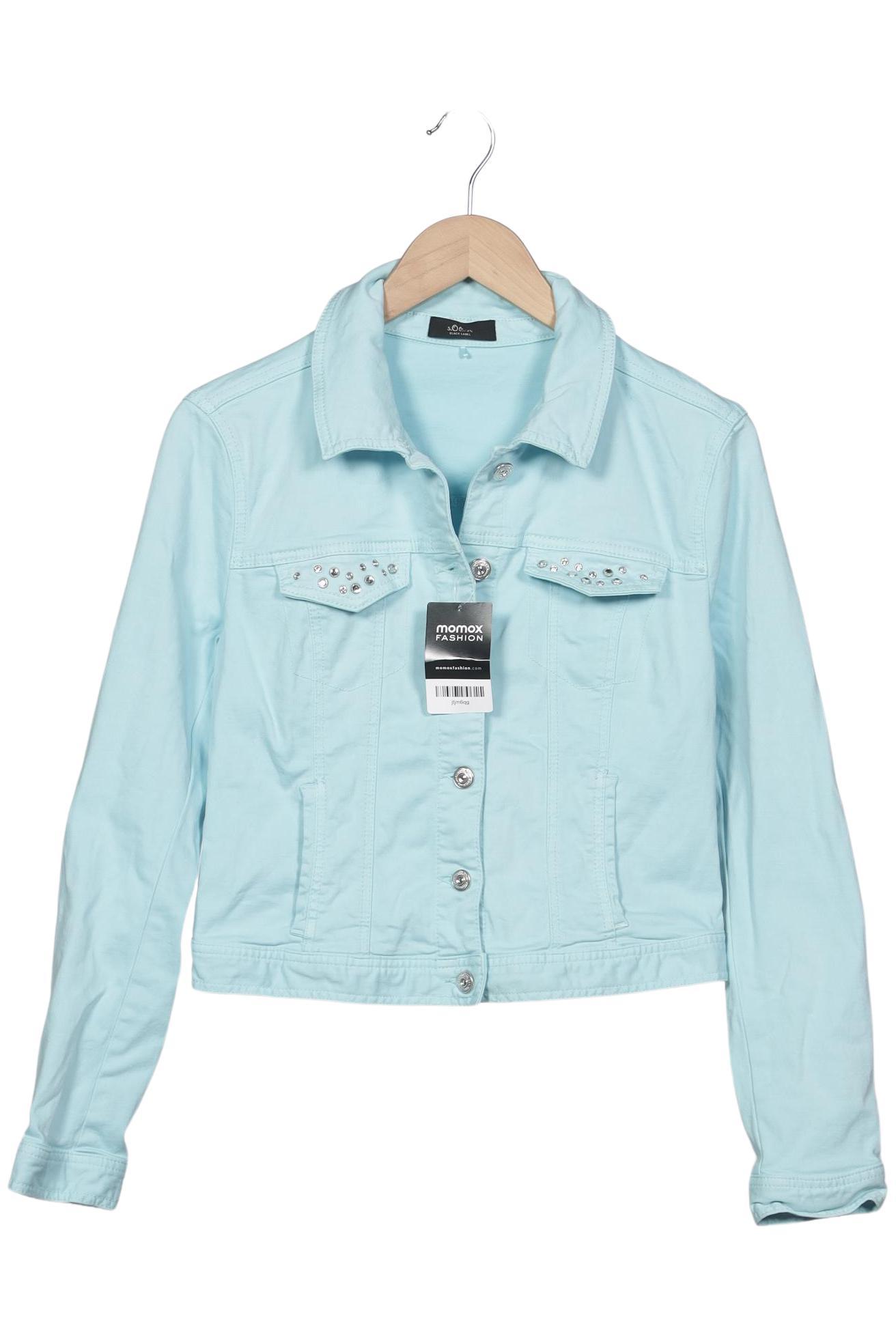 

s.Oliver Damen Jacke, hellblau, Gr. 36
