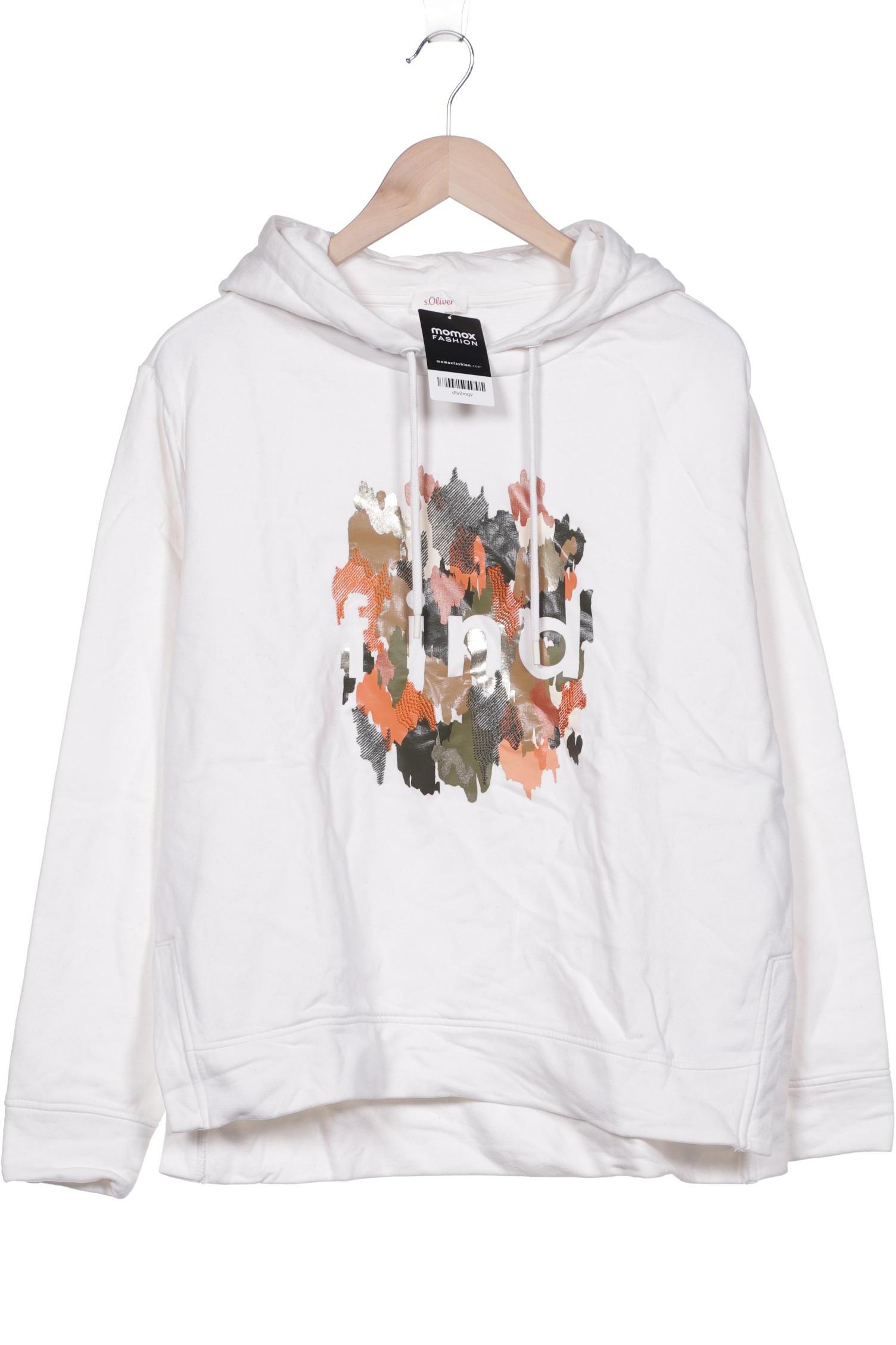 

s.Oliver Damen Kapuzenpullover, weiß