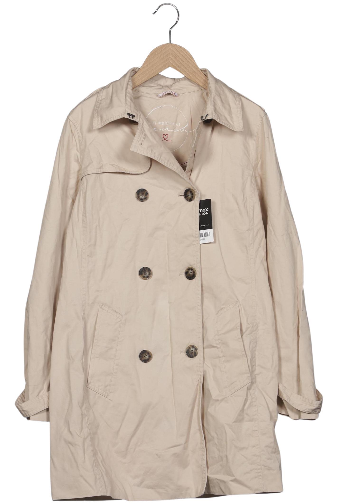 

s.Oliver Damen Mantel, beige, Gr. 36