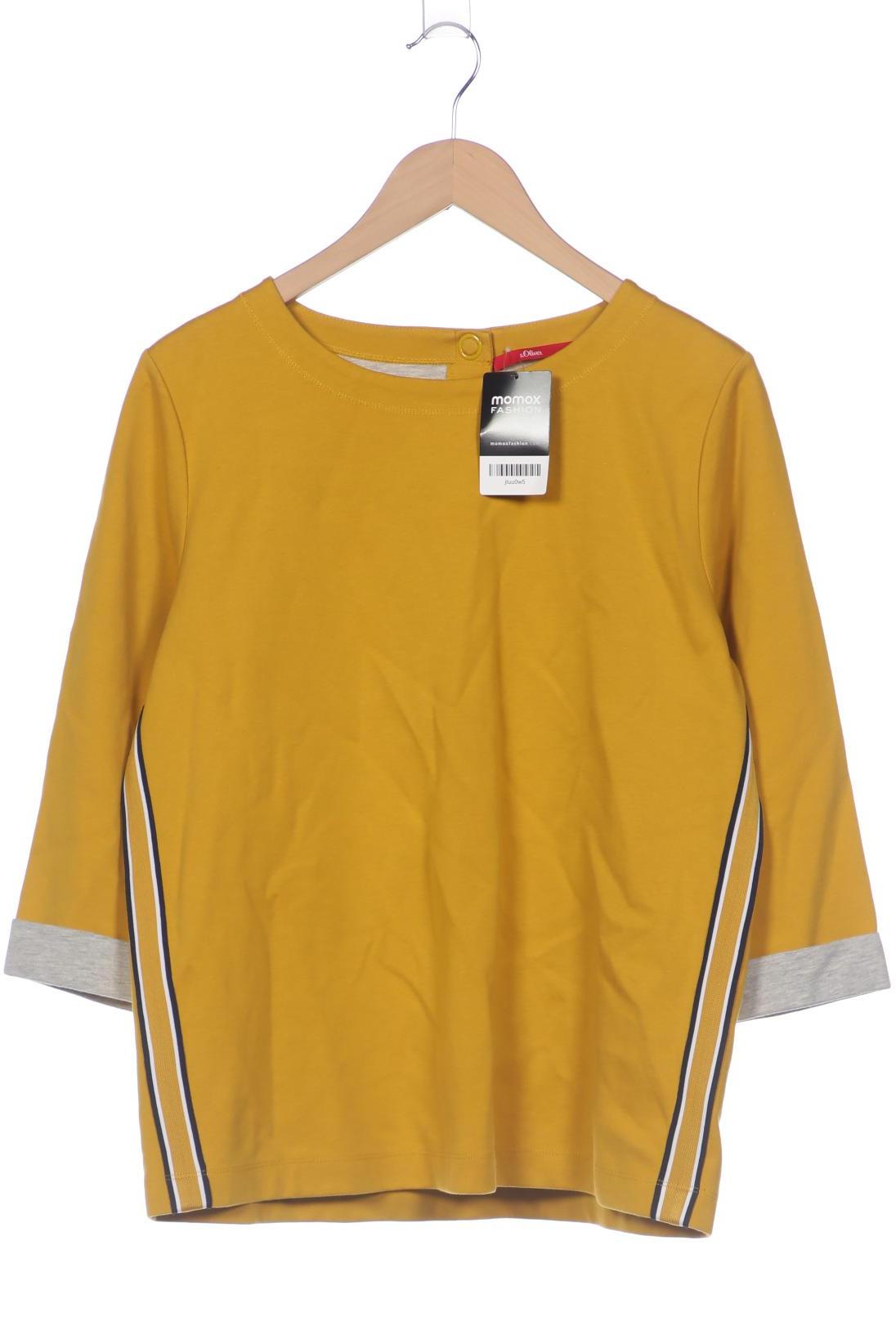 

s.Oliver Damen Sweatshirt, gelb, Gr. 42