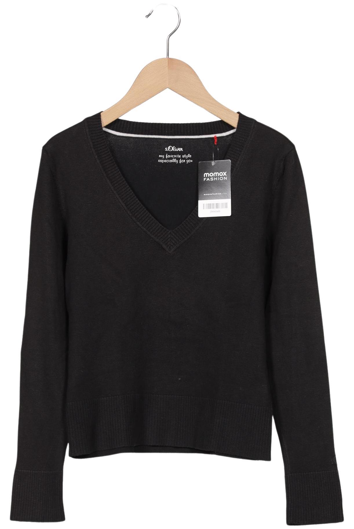 

s.Oliver Damen Pullover, schwarz, Gr. 30