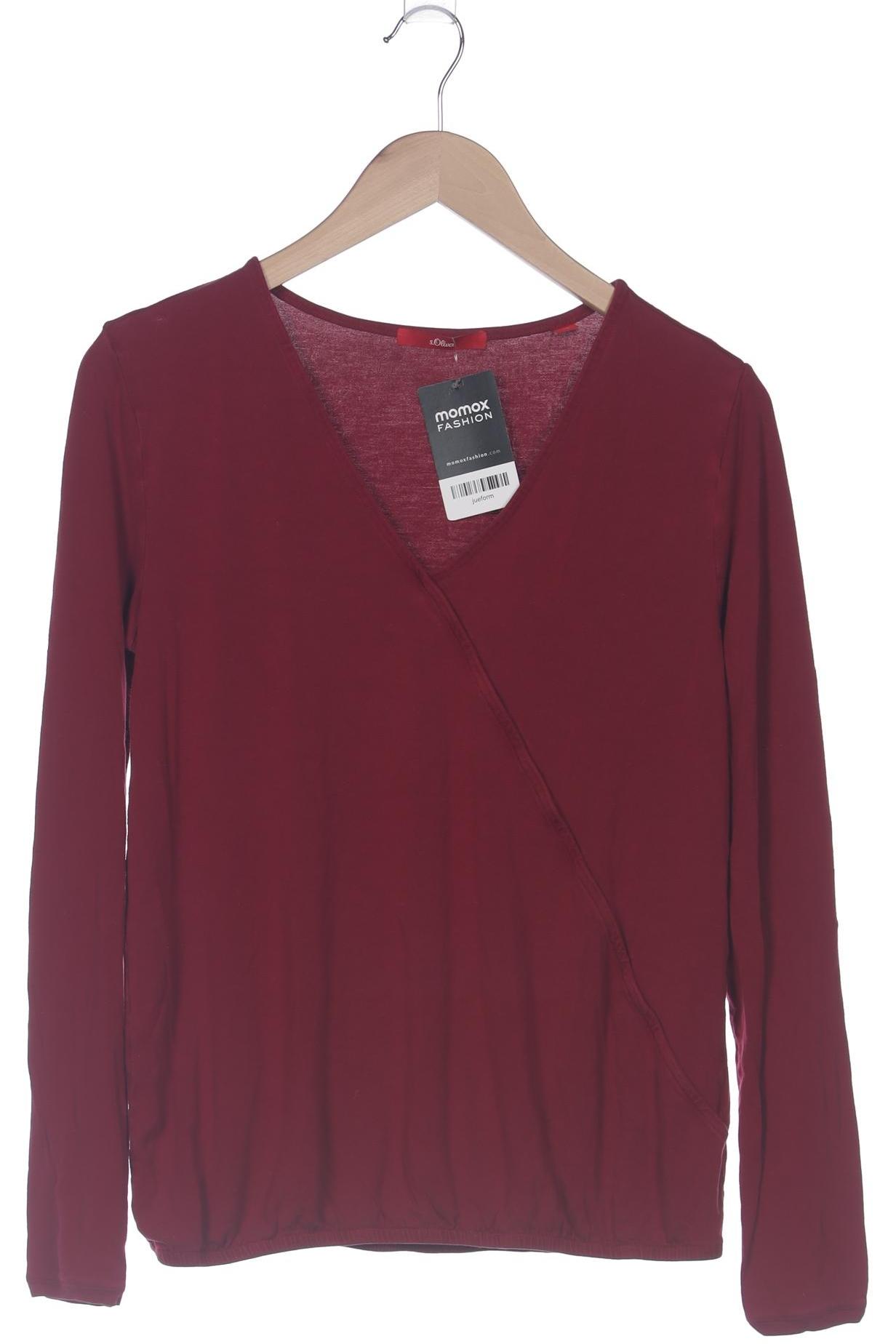 

s.Oliver Damen Langarmshirt, bordeaux, Gr. 36