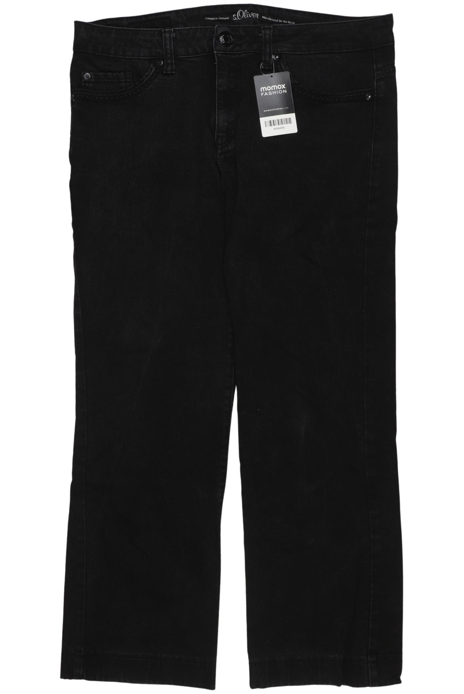 

s.Oliver Damen Jeans, schwarz, Gr. 44