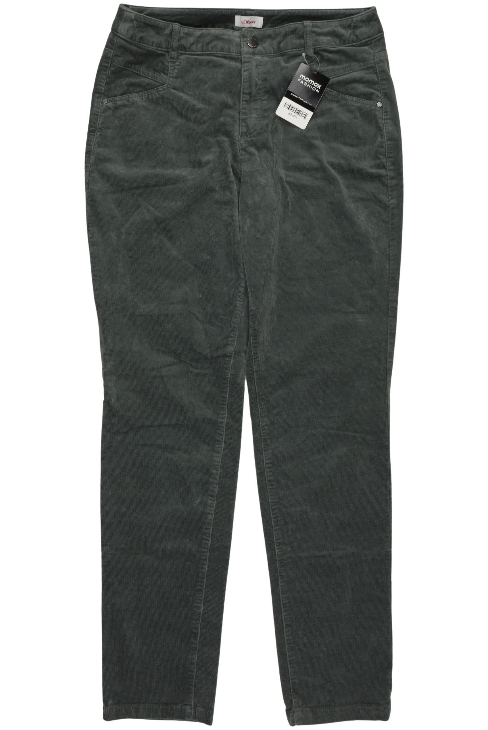 

s.Oliver Damen Stoffhose, grün, Gr. 38