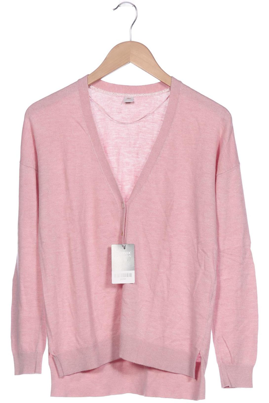 

s.Oliver Damen Strickjacke, pink, Gr. 38